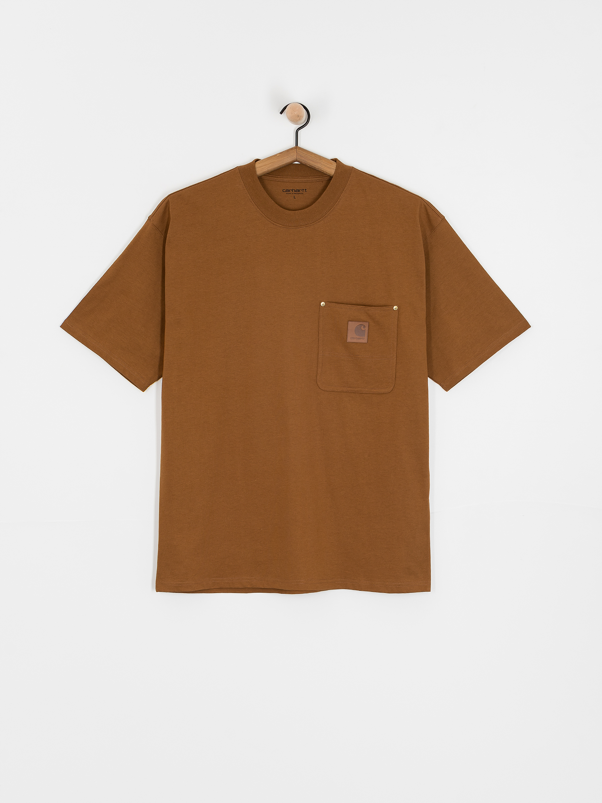 T-shirt Carhartt WIP Eldon Pocket (hamilton brown)