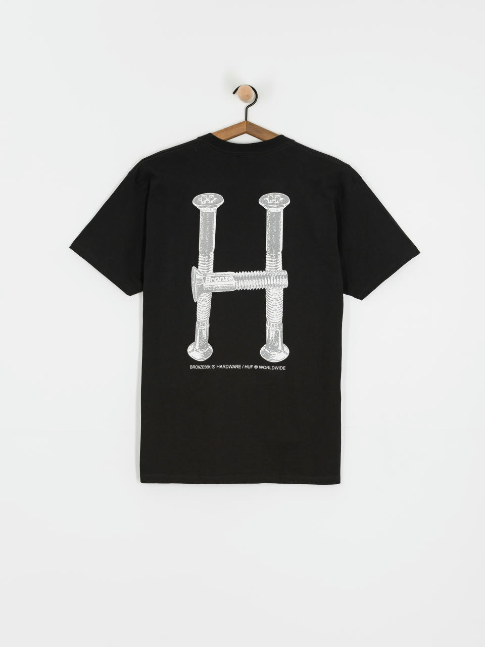 T-shirt HUF X Bronze H Bolts TT (black)