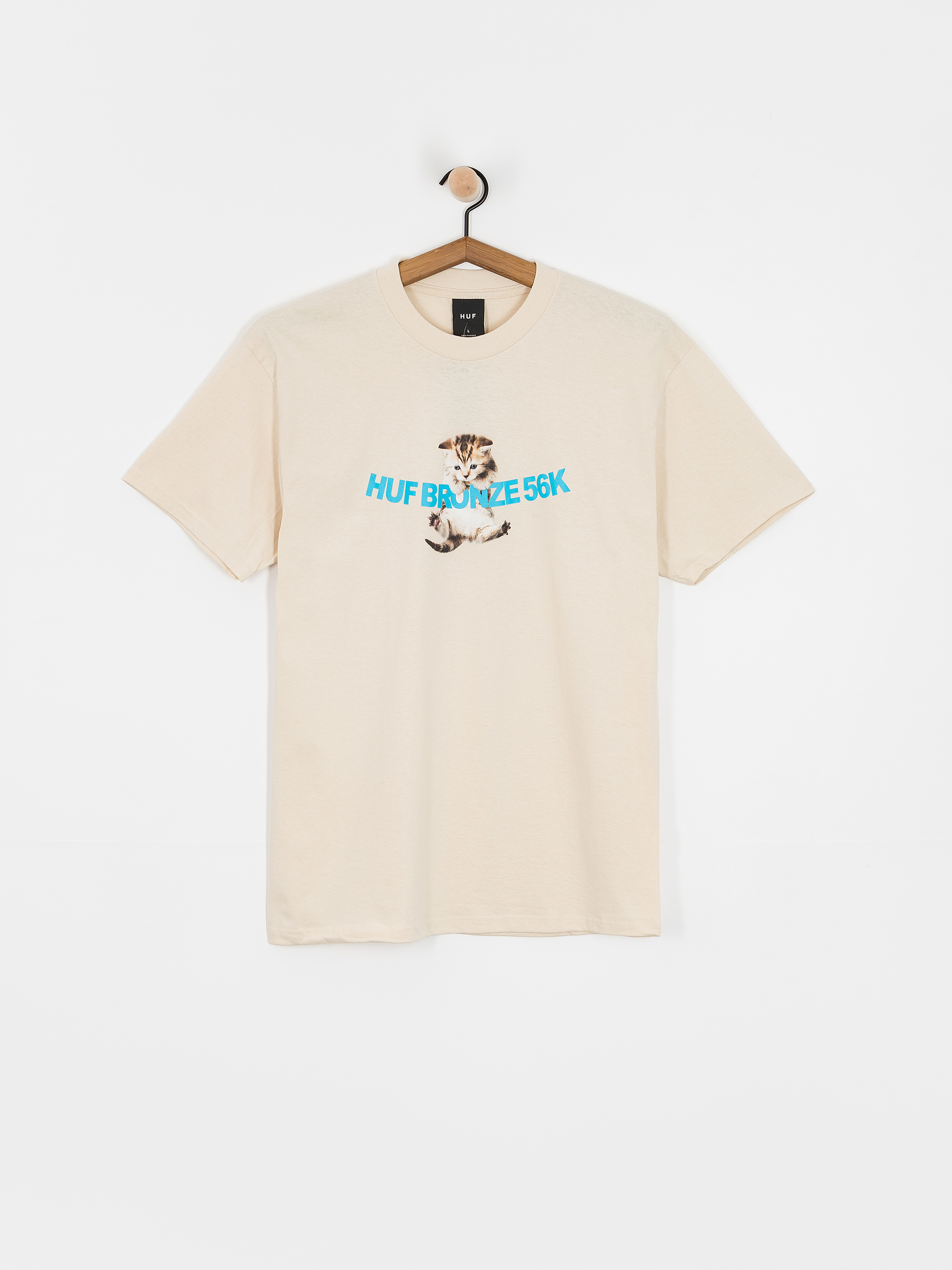 T-shirt HUF X Bronze Hang In There (natural)