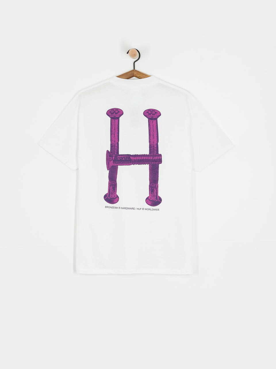 T-shirt HUF X Bronze H Bolts TT (white)