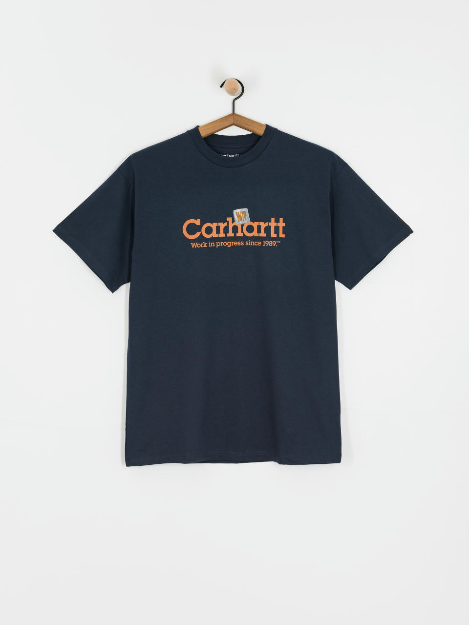 T-shirt Carhartt WIP Label Script (blue)