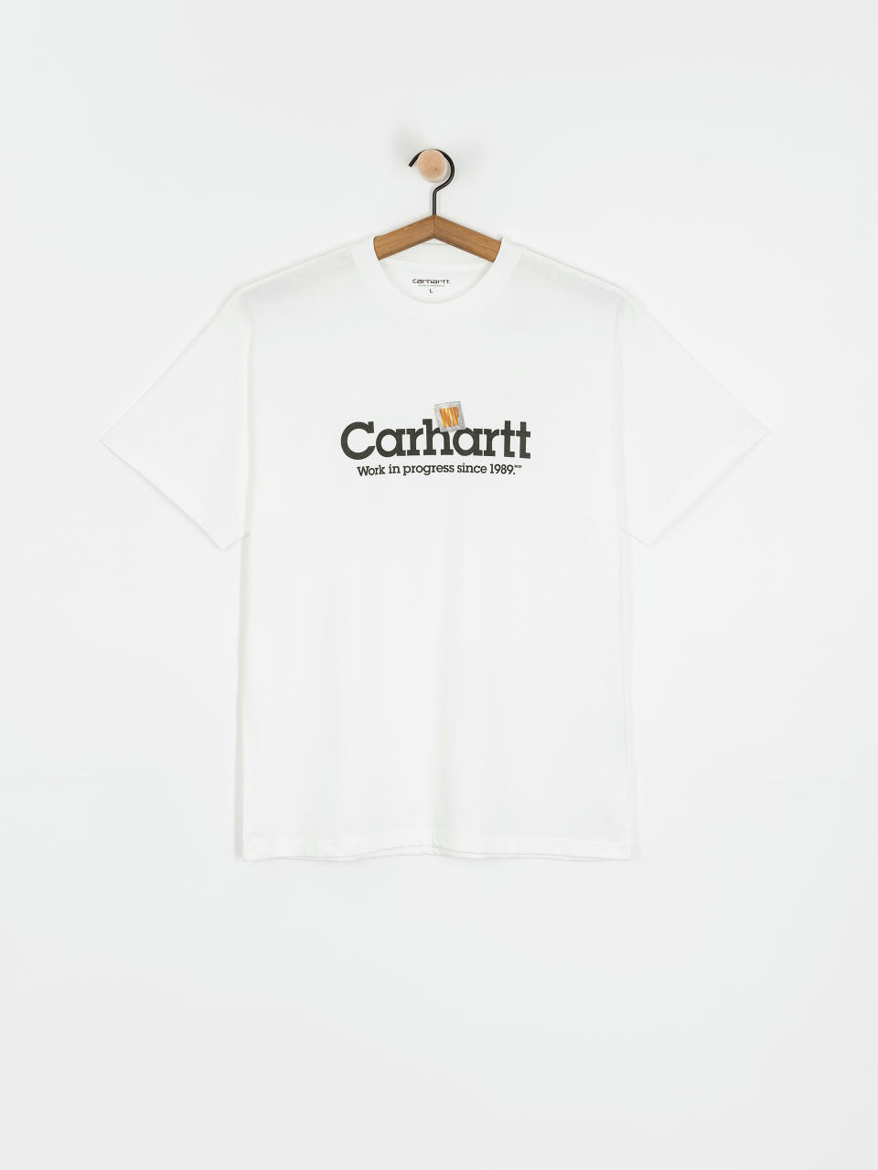 T-shirt Carhartt WIP Label Script (white)