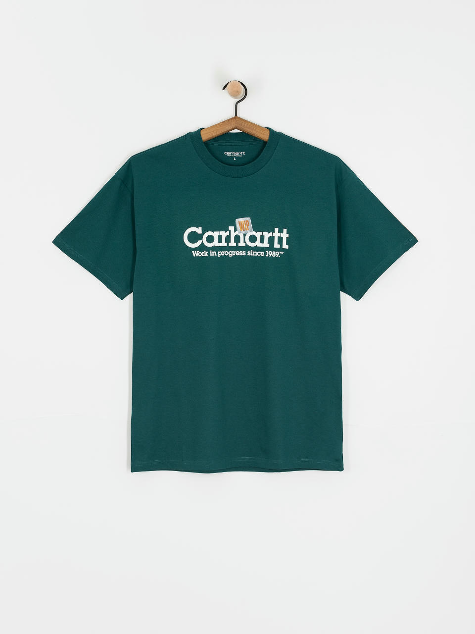 T-shirt Carhartt WIP Label Script (malachite)