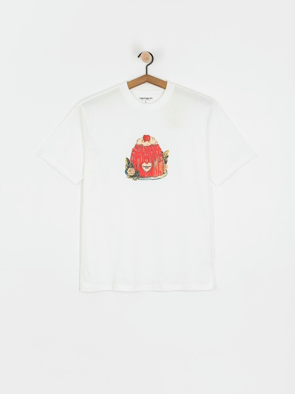 T-shirt Carhartt WIP Pudding (white)