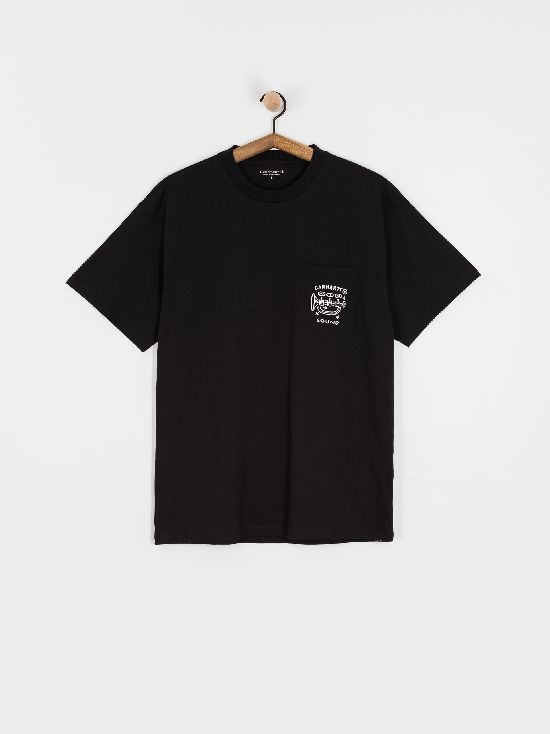 T-shirt Carhartt WIP Fragments Pocket (black/white)