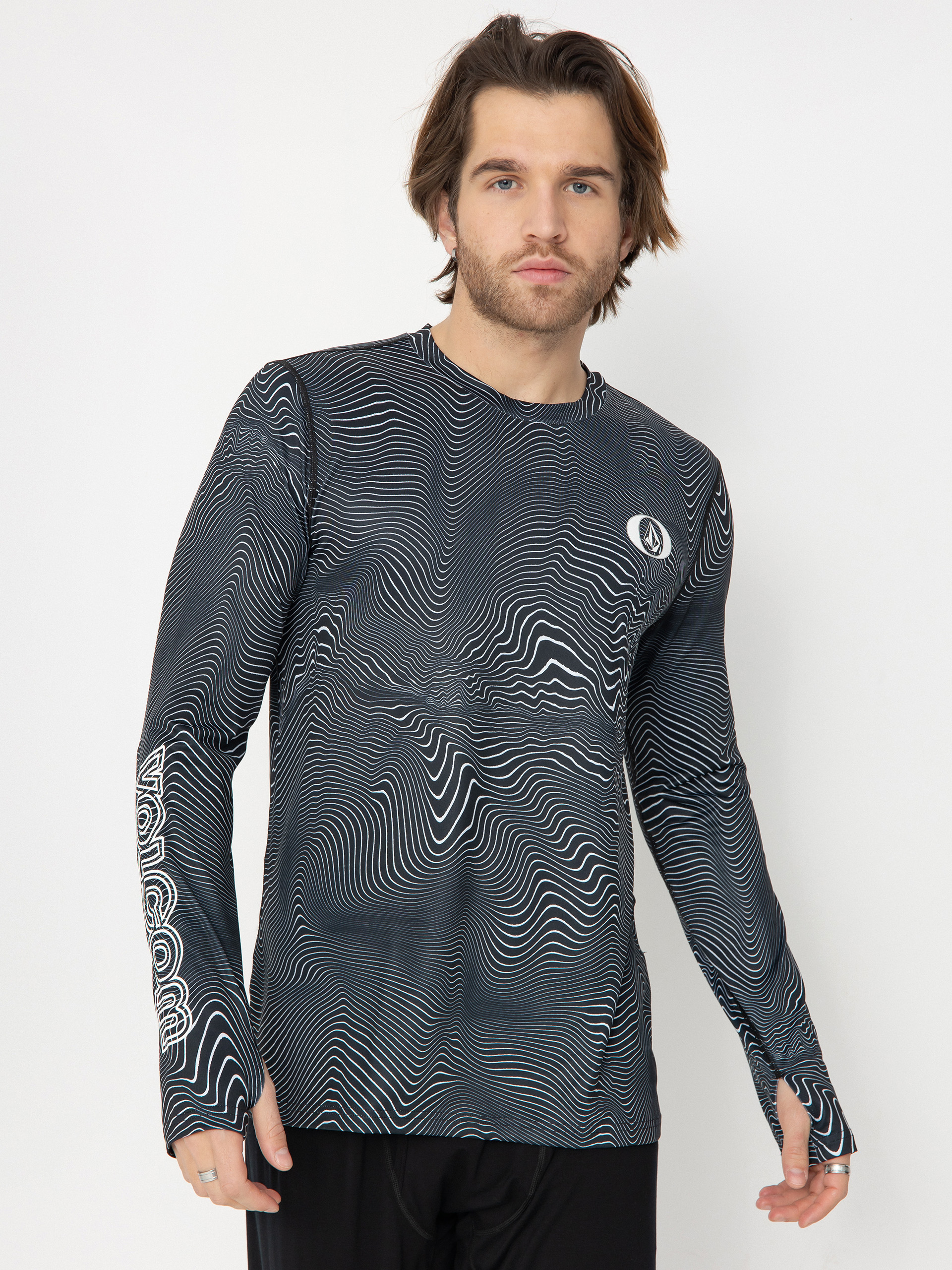 Longsleeve Volcom M V Science Crew (black print)