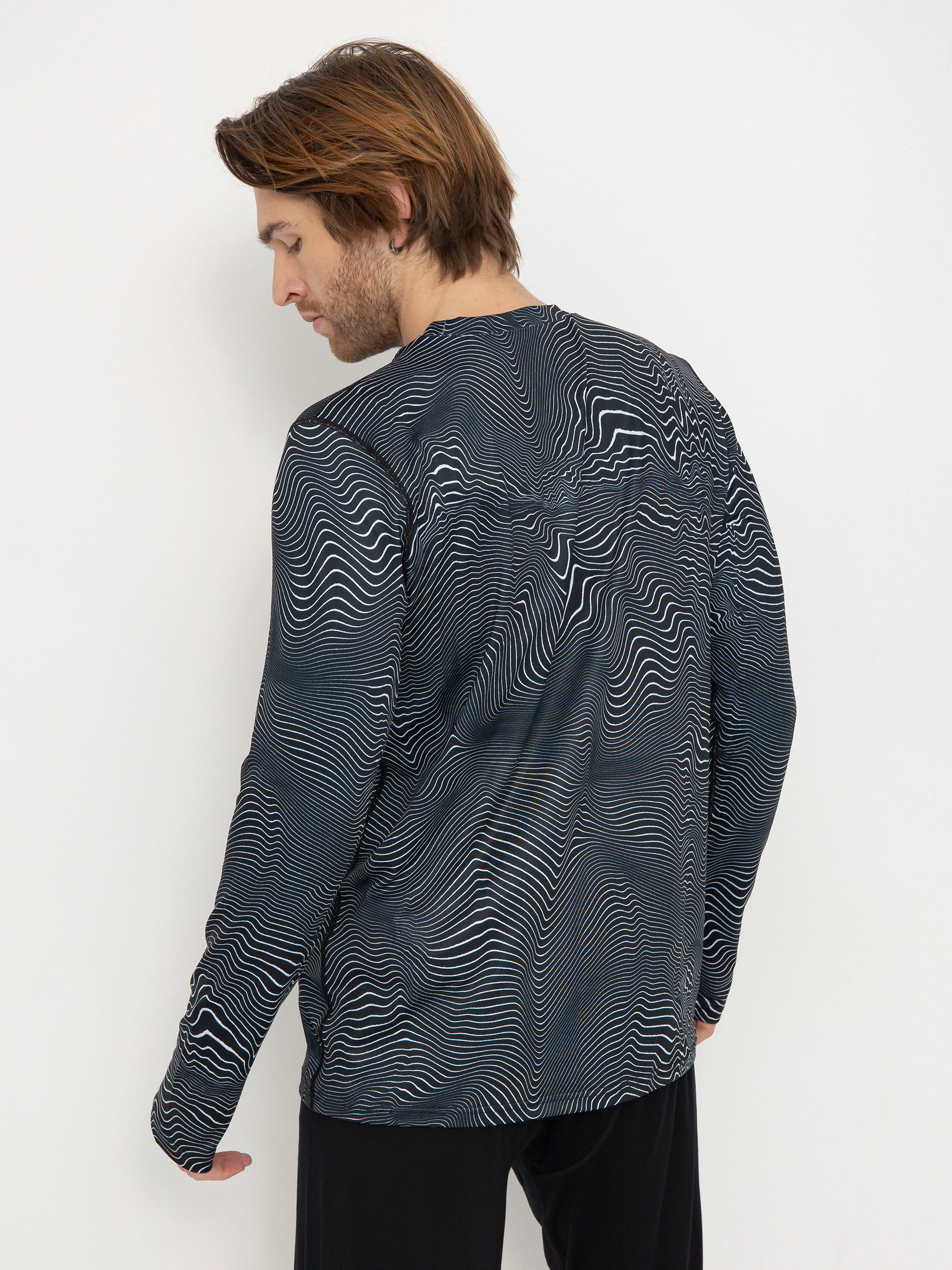 Męski Longsleeve Volcom M V Science Crew (black print)