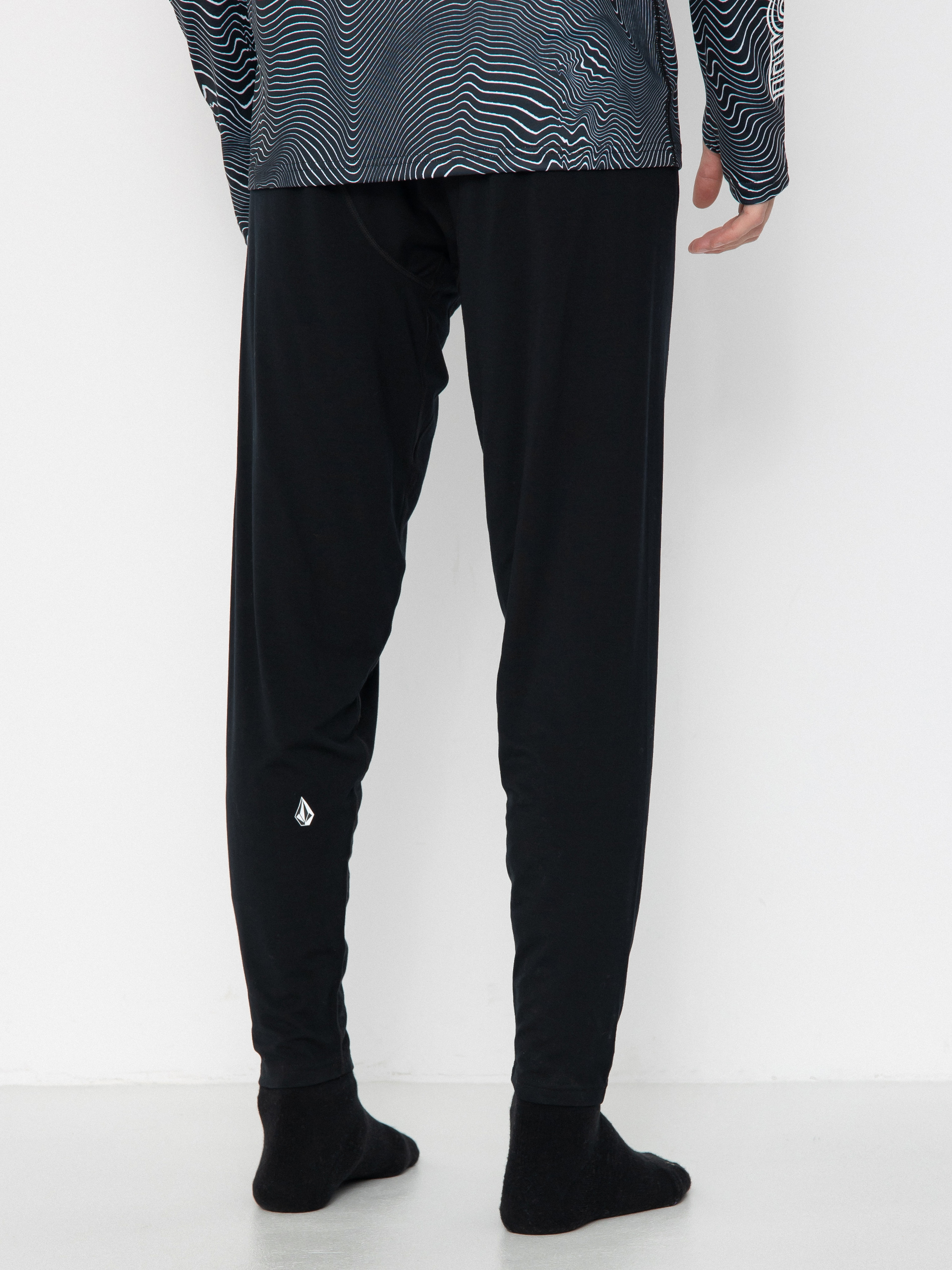 Męskie Legginsy aktywne Volcom M Merino Blend (black)