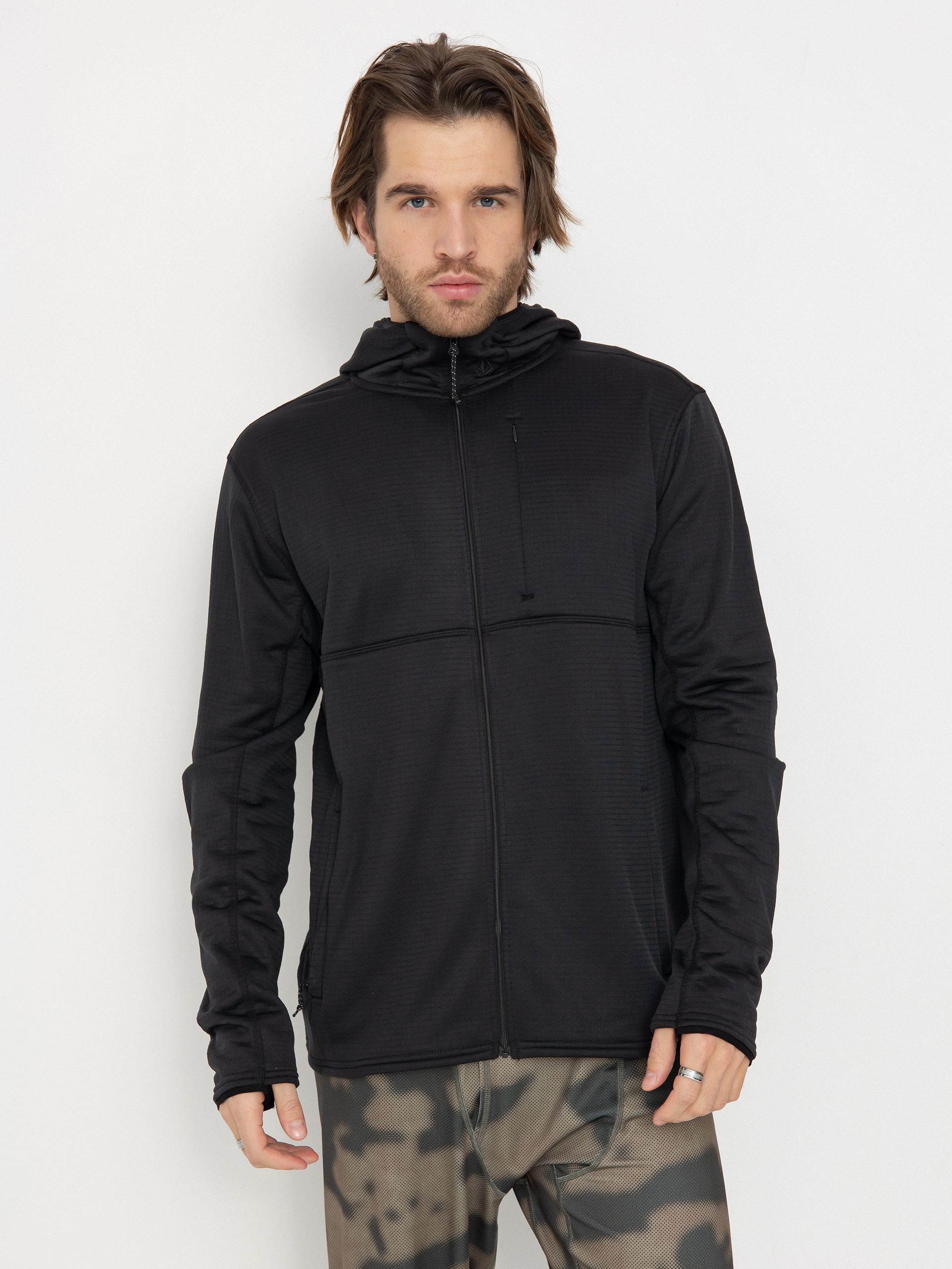 Bluza aktywna Volcom Gridlock Full Zip (black)