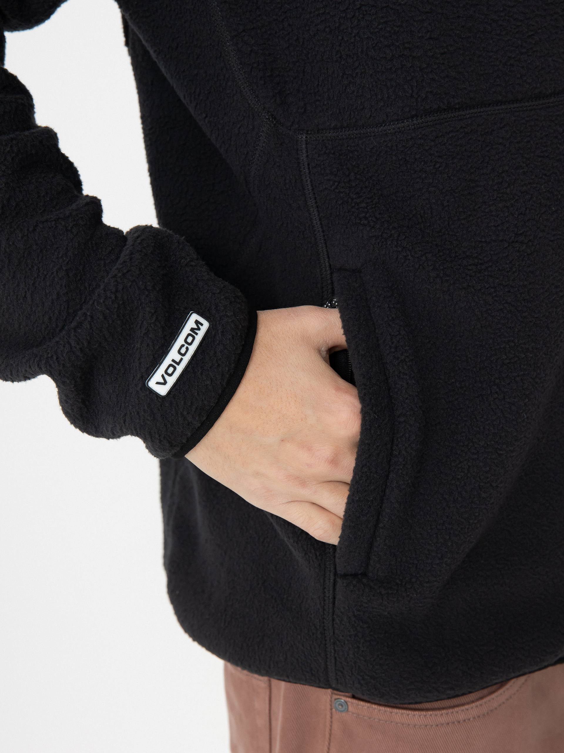 Męska Bluza aktywna Volcom Fleecer Full Zip (black)