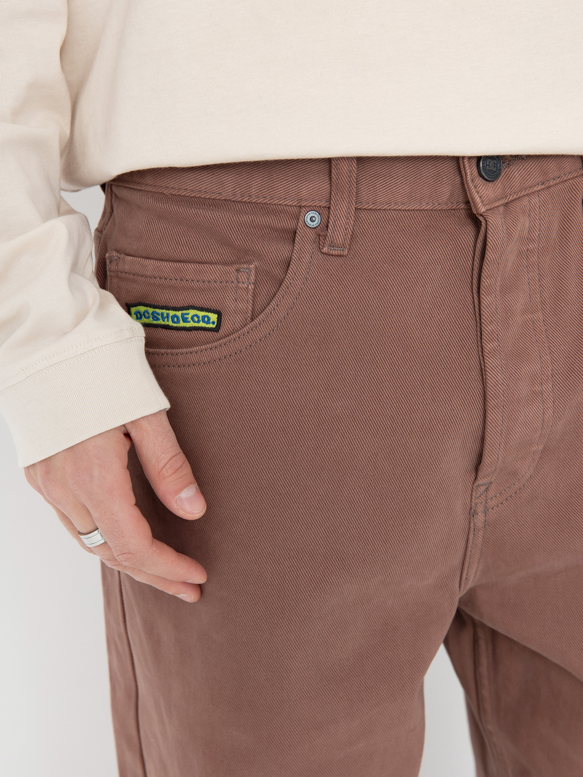 Spodnie DC Worker (plum overdye)