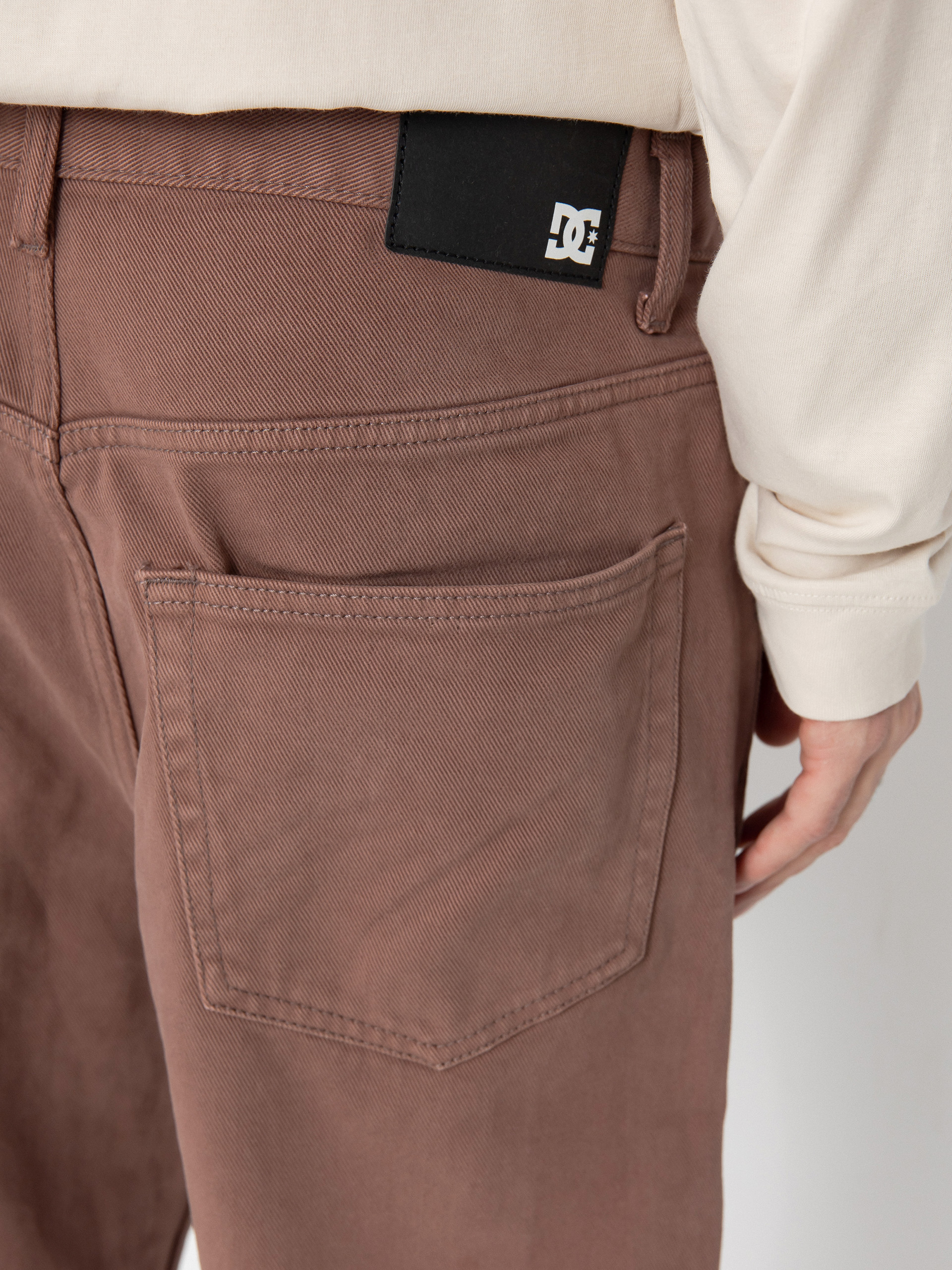 Spodnie DC Worker (plum overdye)