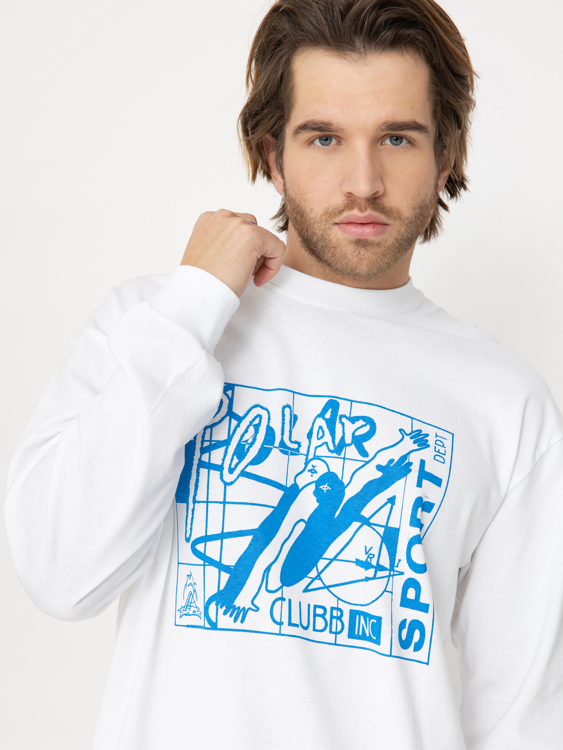 Longsleeve Polar Skate Clubb Inc - biały (white)