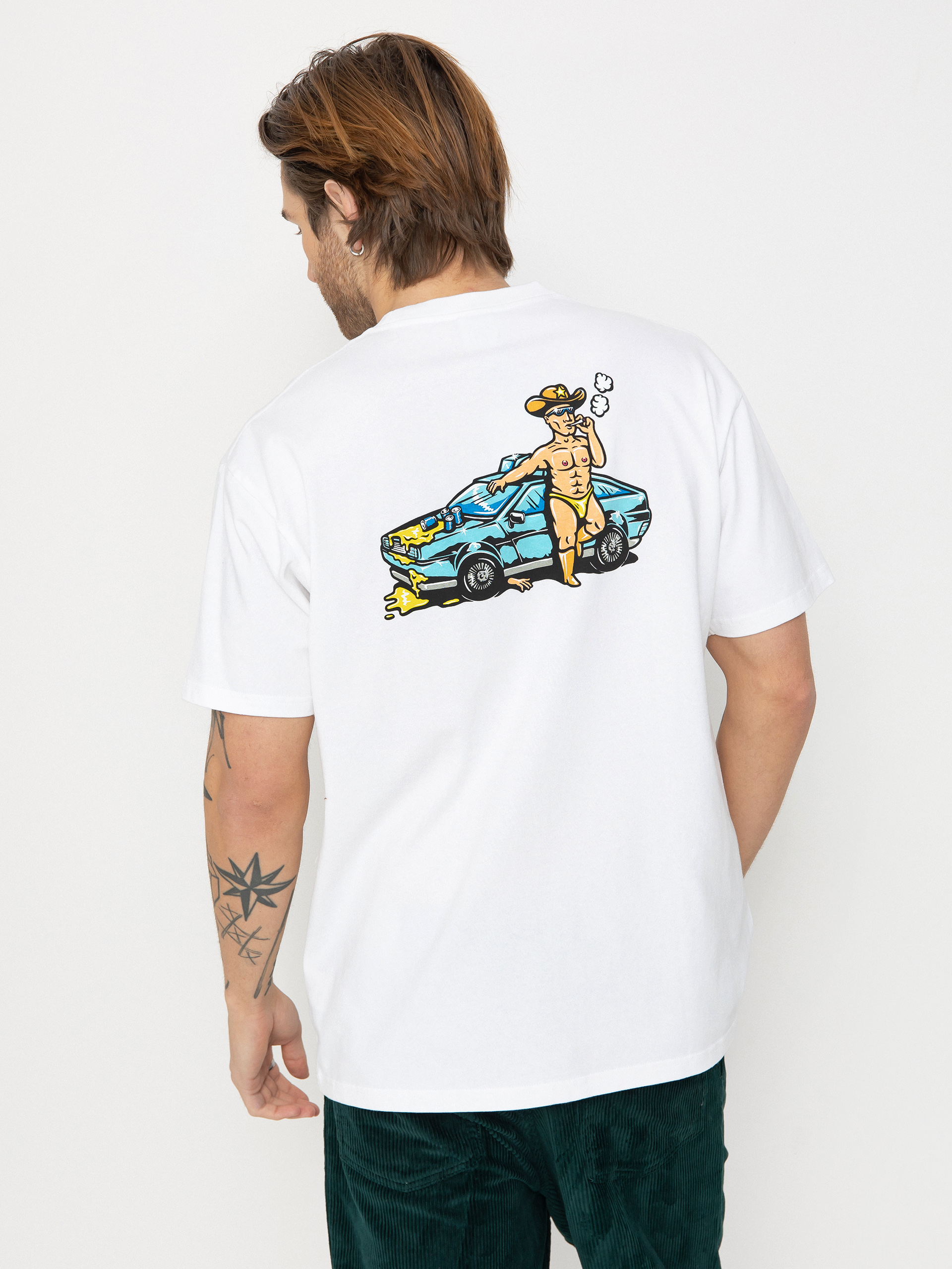 T-shirt Polar Skate Cowboy Cop (white)