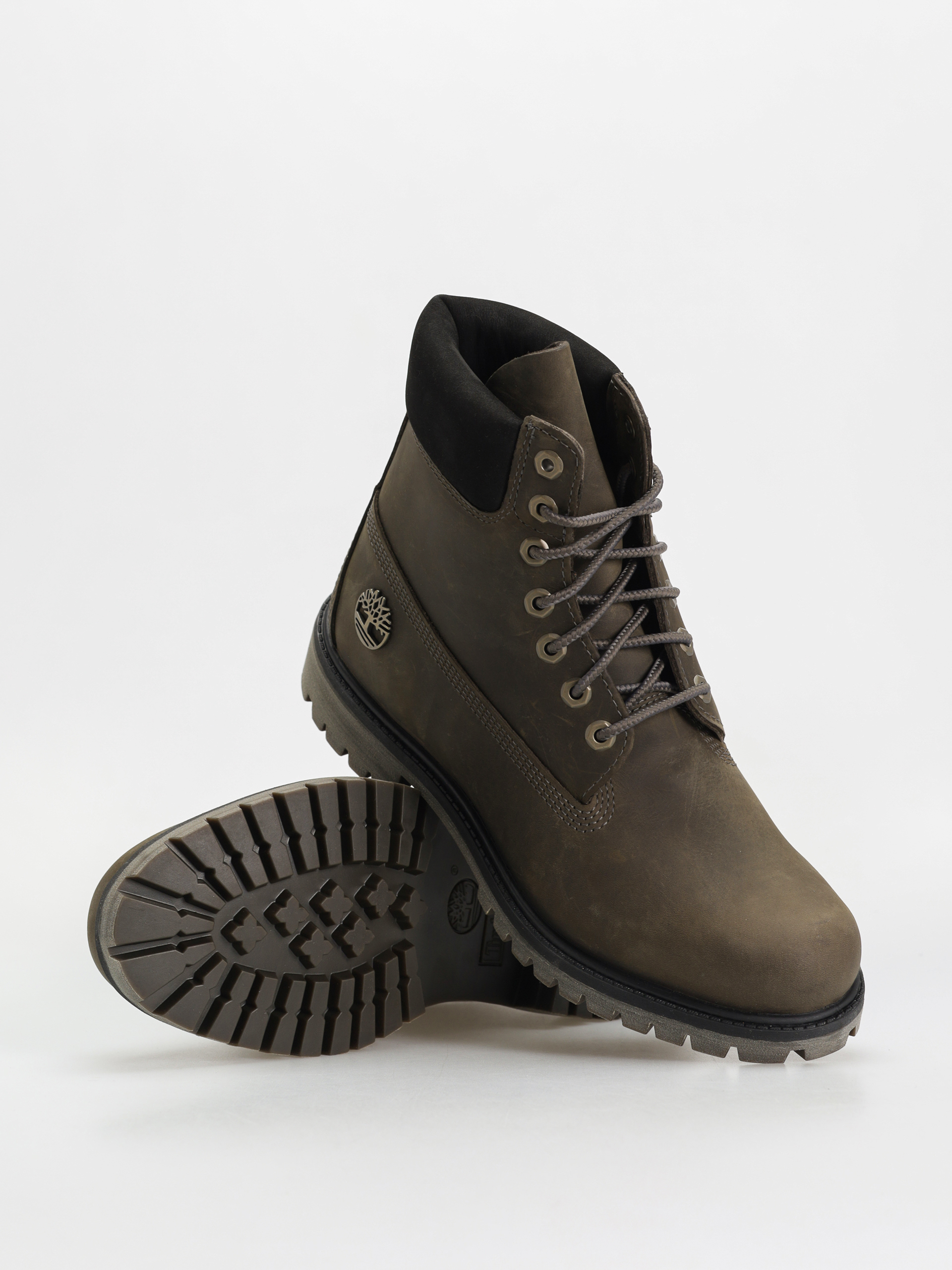 Buty zimowe Timberland Premium 6 In Lace (medium grey full grain)