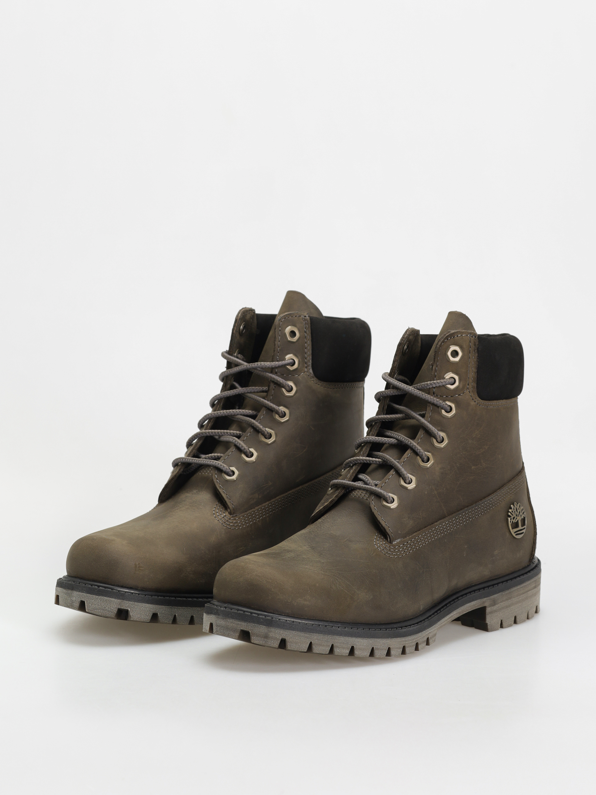 Buty zimowe Timberland Premium 6 In Lace (medium grey full grain)