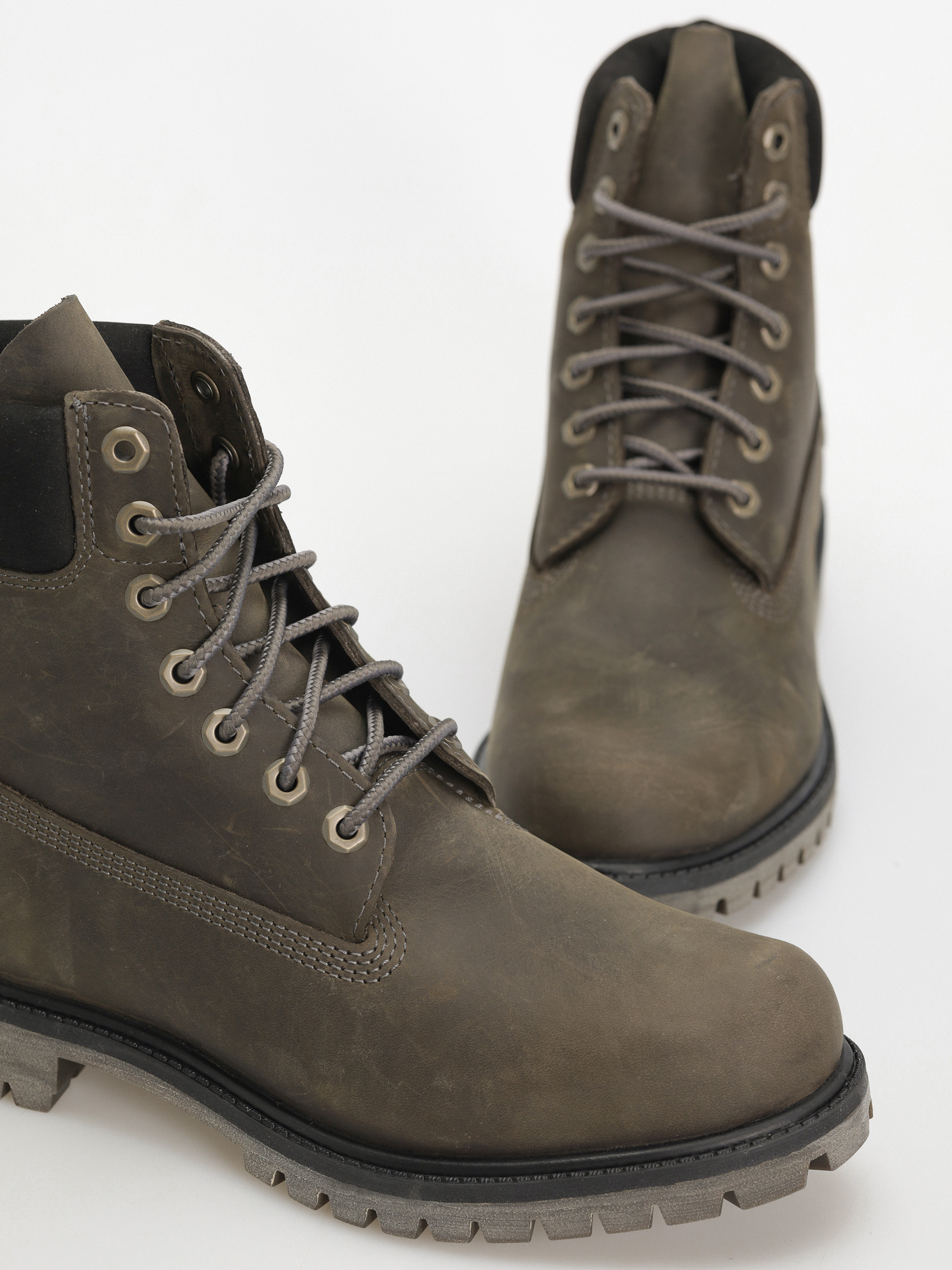 Buty zimowe Timberland Premium 6 In Lace (medium grey full grain)