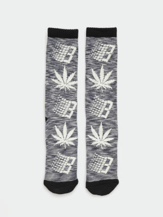 Skarpetki HUF X Bronze Plantlife Marled (black)