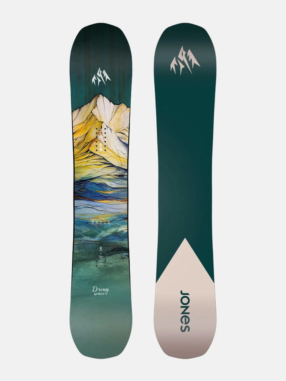 Deska snowboardowa Jones Snowboards Dream Weaver Wmn (dark teal/white)