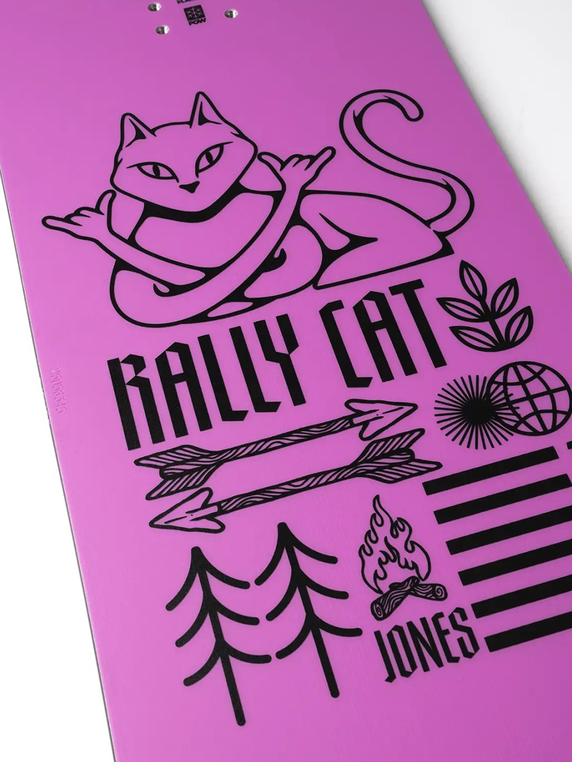 Damska Deska snowboardowa Jones Snowboards Rally Cat (pink/black)