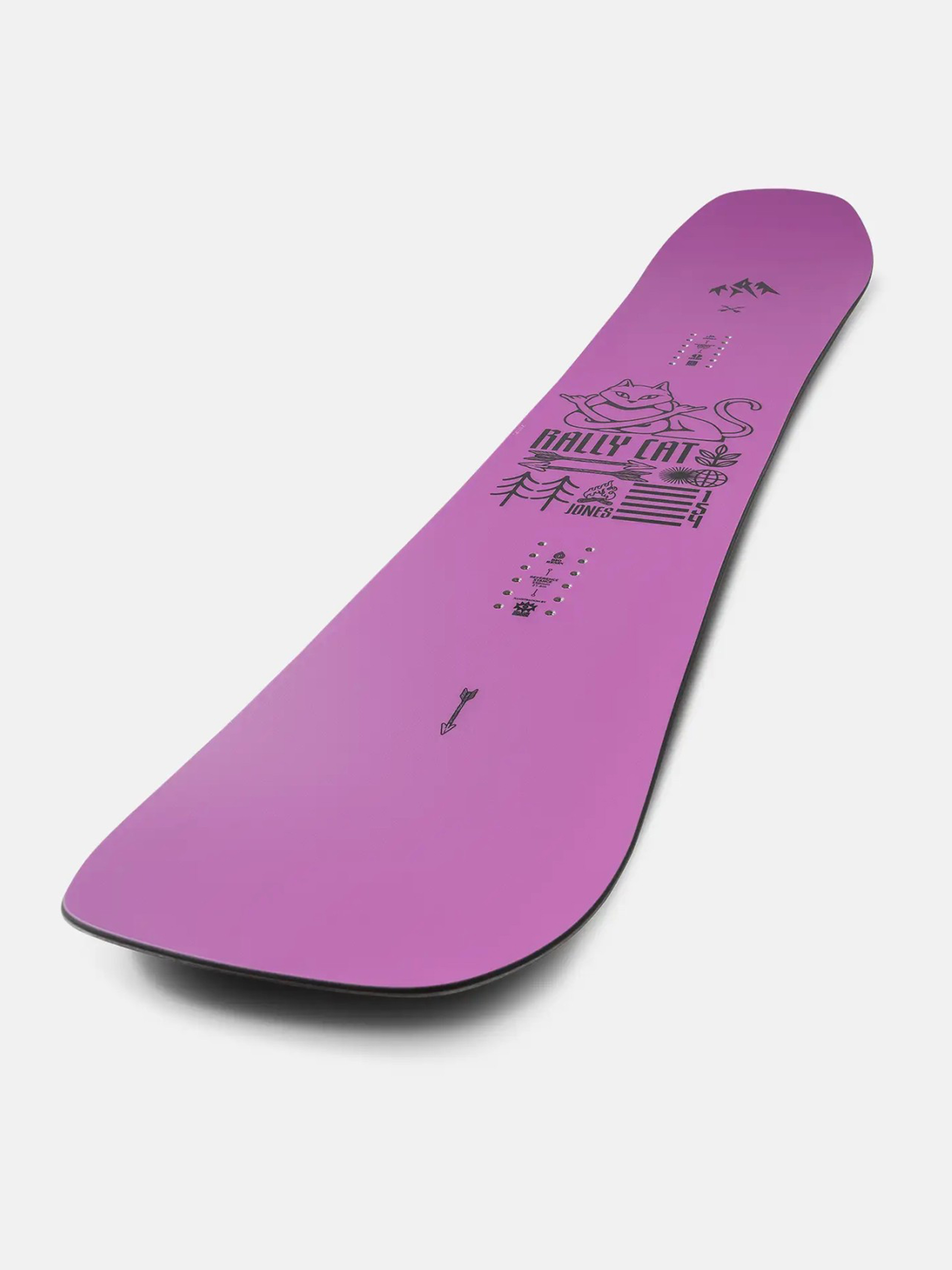 Damska Deska snowboardowa Jones Snowboards Rally Cat (pink/black)