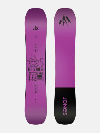 Deska snowboardowa Jones Snowboards Rally Cat Wmn (pink/black)