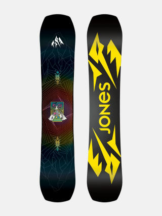 Deska snowboardowa Jones Snowboards Mountain Twin (black/yellow)