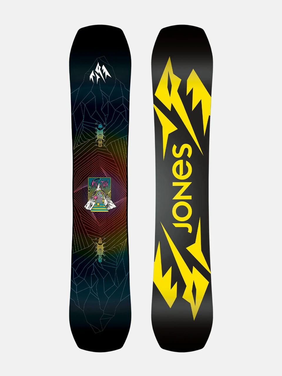 Męska Deska snowboardowa Jones Snowboards Mountain Twin (black/yellow)