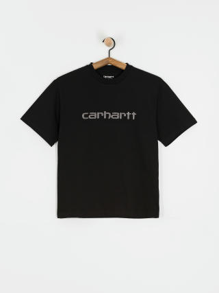 T-shirt Carhartt WIP Rivet Script Wmn (black/silver)