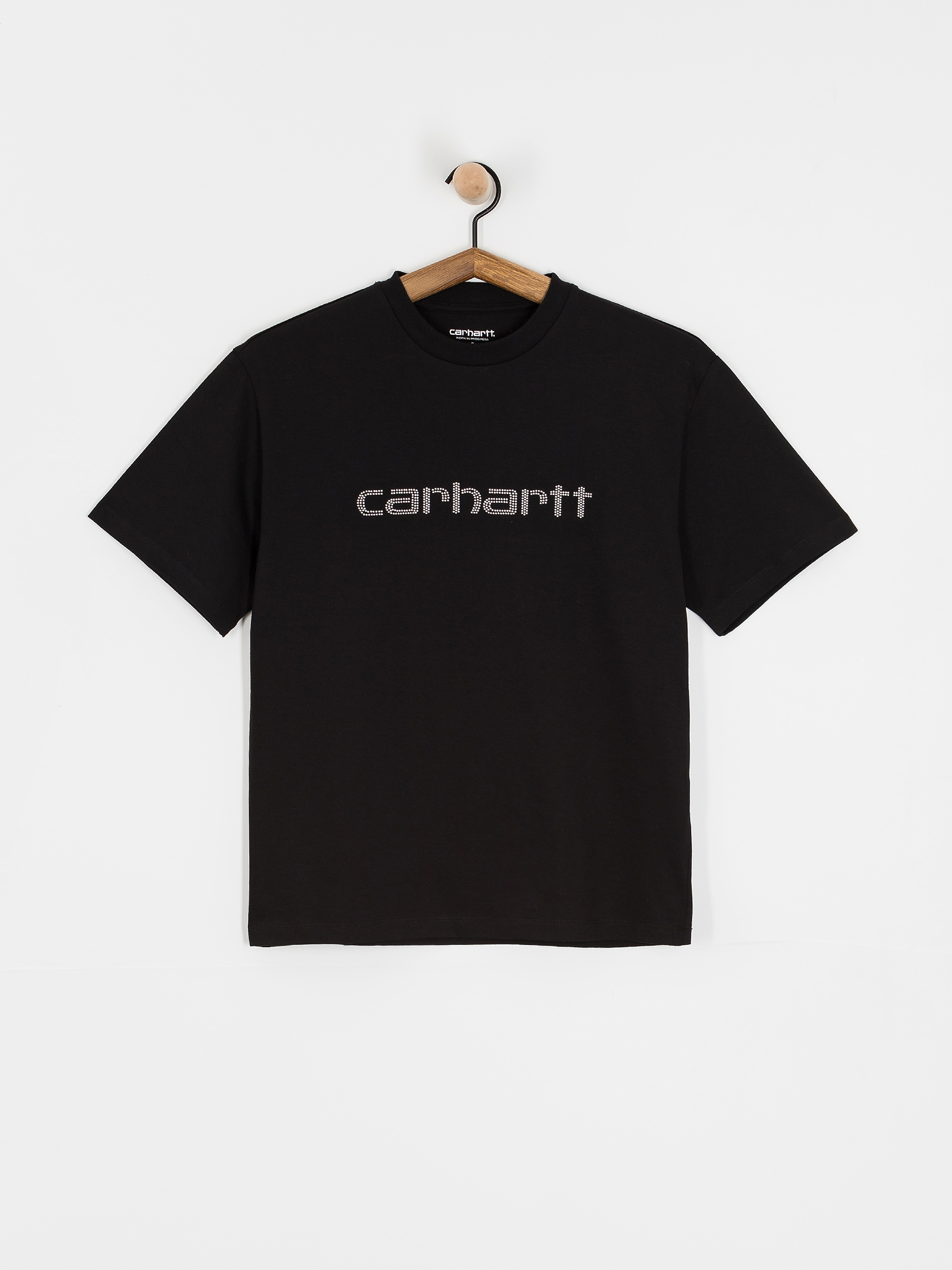 T-shirt Carhartt WIP Rivet Script Wmn (black/silver)