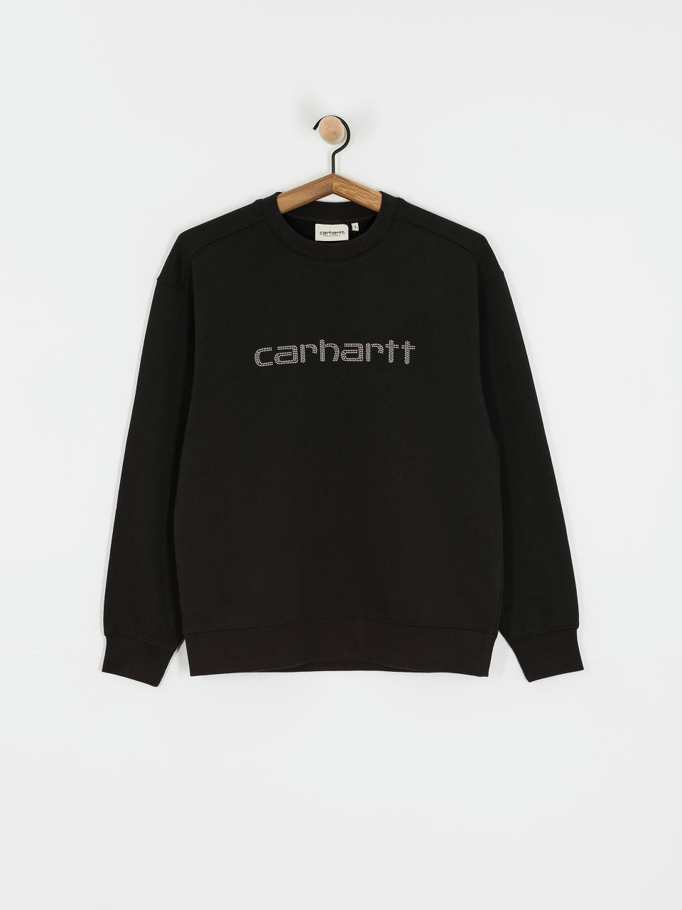 Bluza Carhartt WIP Rivet Script Wmn (black/silver)