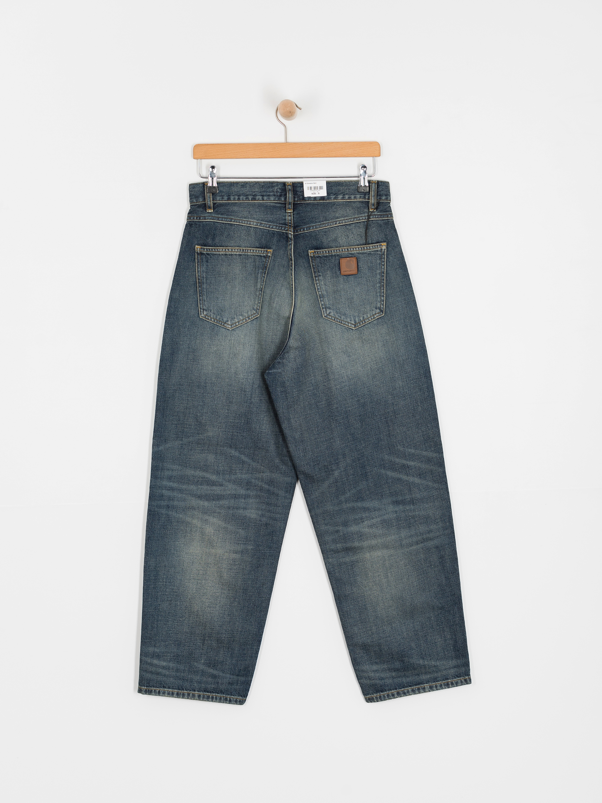 Spodnie Carhartt WIP Brandon Wmn - niebieski (blue)