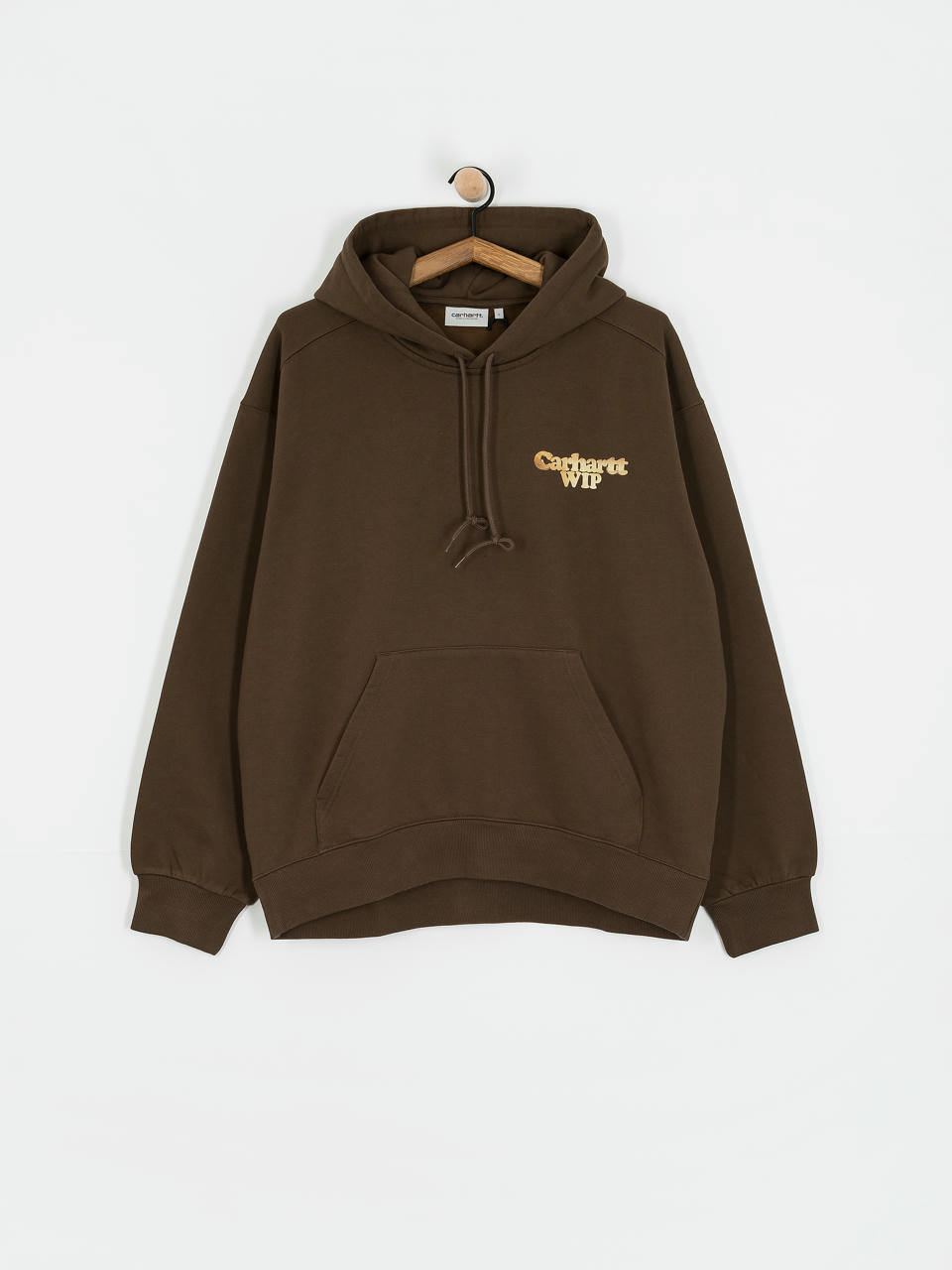 Bluza z kapturem Carhartt WIP Charm Link HD (liberica/gold)