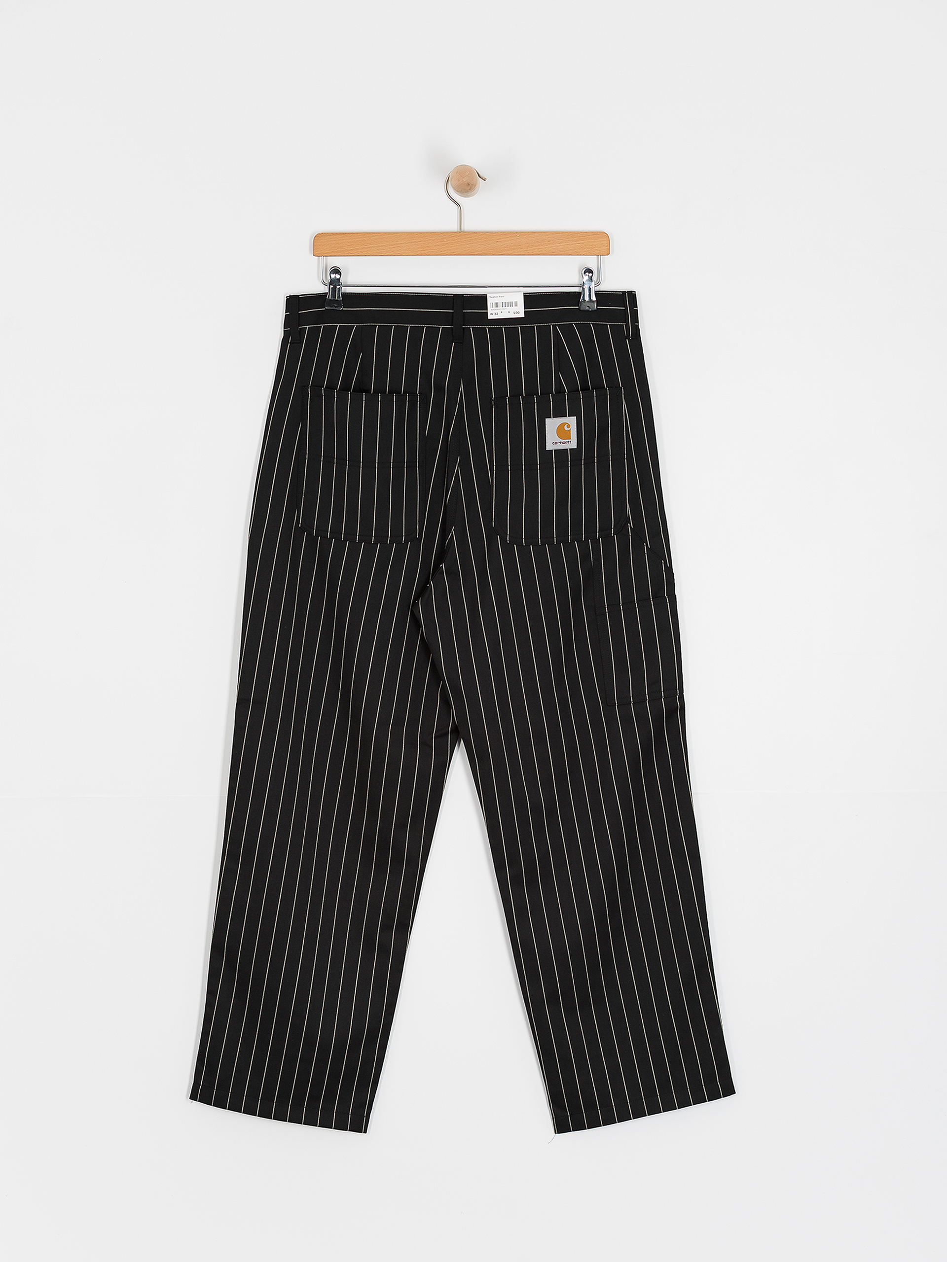 パンツ Carhartt Seaton Pant Spodnie Carhartt WIP Seaton - czarny (seaton stripe black)