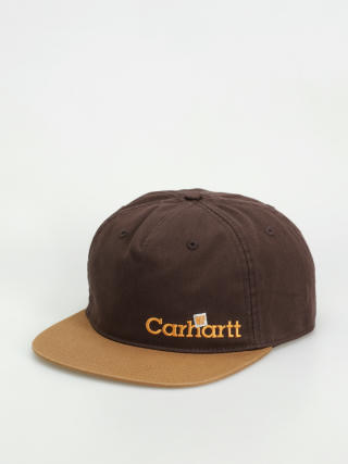 Czapka z daszkiem Carhartt WIP Label Script Coach (brown)