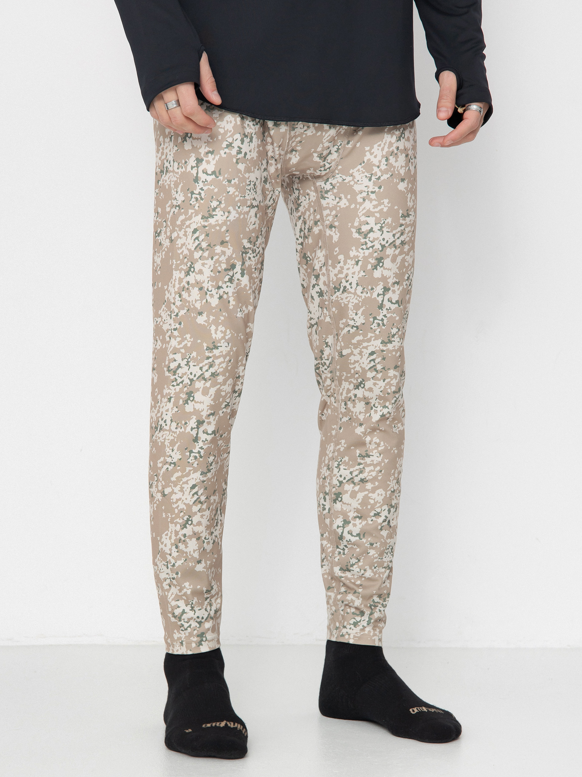 Męskie Legginsy aktywne Burton Midweight (snowfall camo)