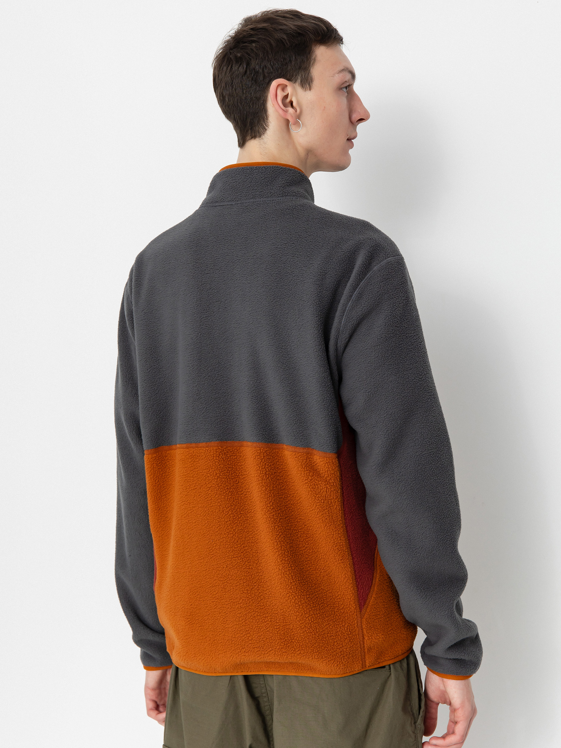 Męska Bluza aktywna Volcom Fleecer Full Zip (charcoal)