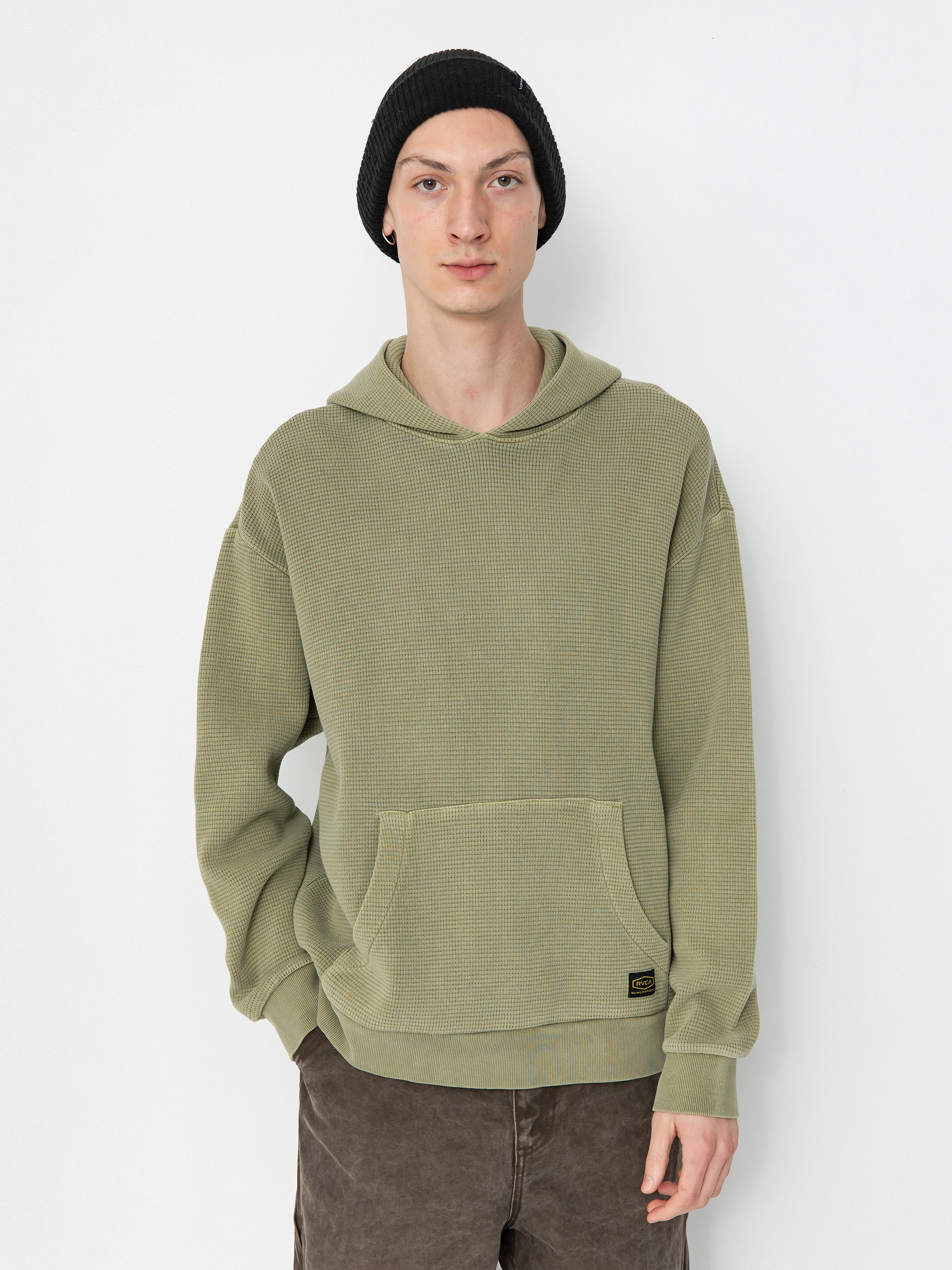 Bluza z kapturem RVCA Dayshift Thermal HD (olive)