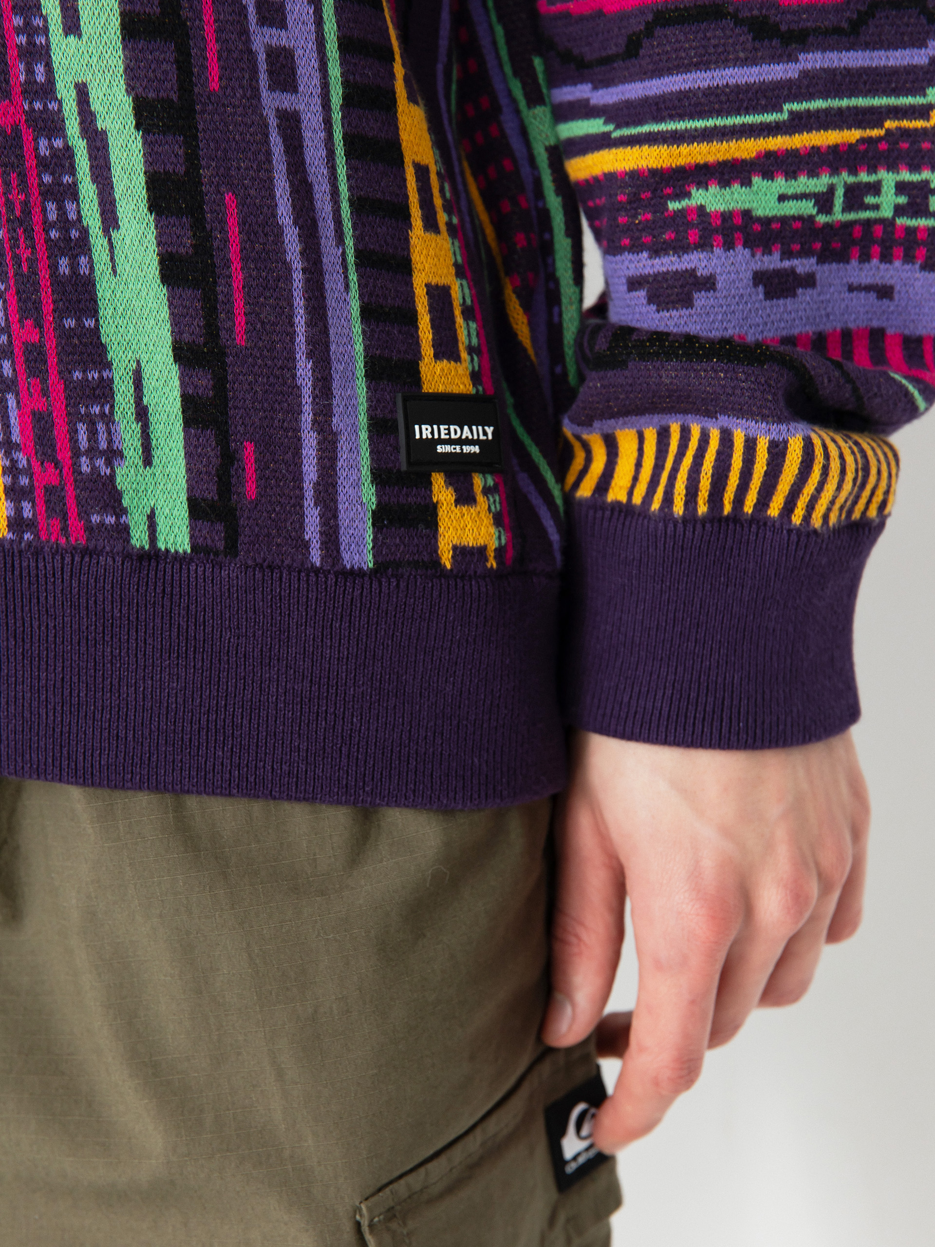 Sweter Iriedaily Theodore Knit (deep purple)