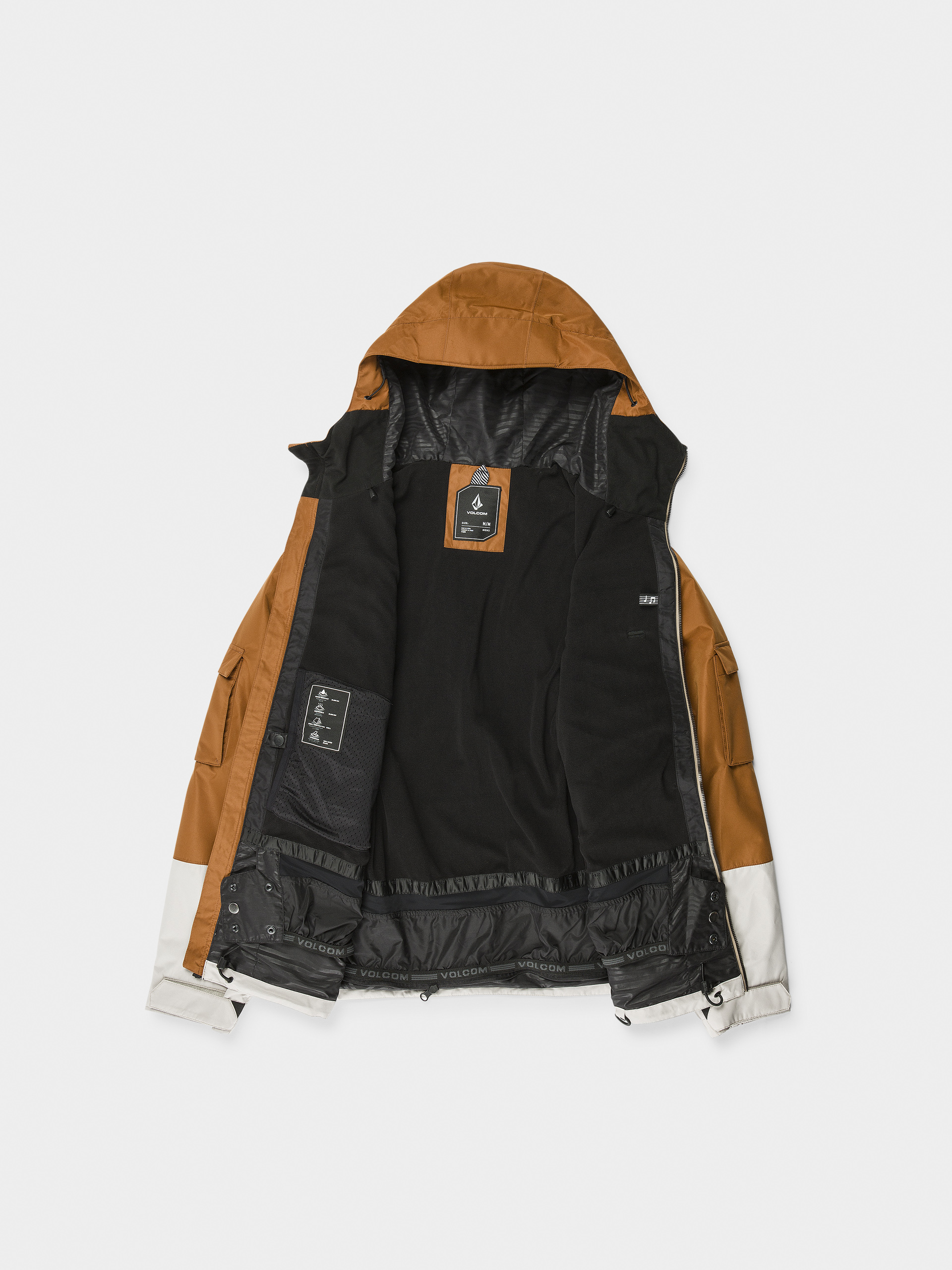 Męska Kurtka snowboardowa Volcom Nightbreaker 20K (chestnut brown)