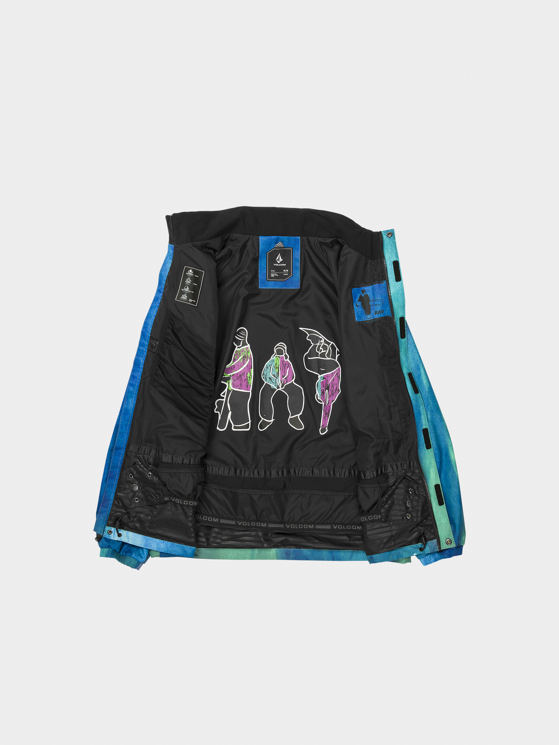 Męska Kurtka snowboardowa Volcom Ravraah (celestial blue)