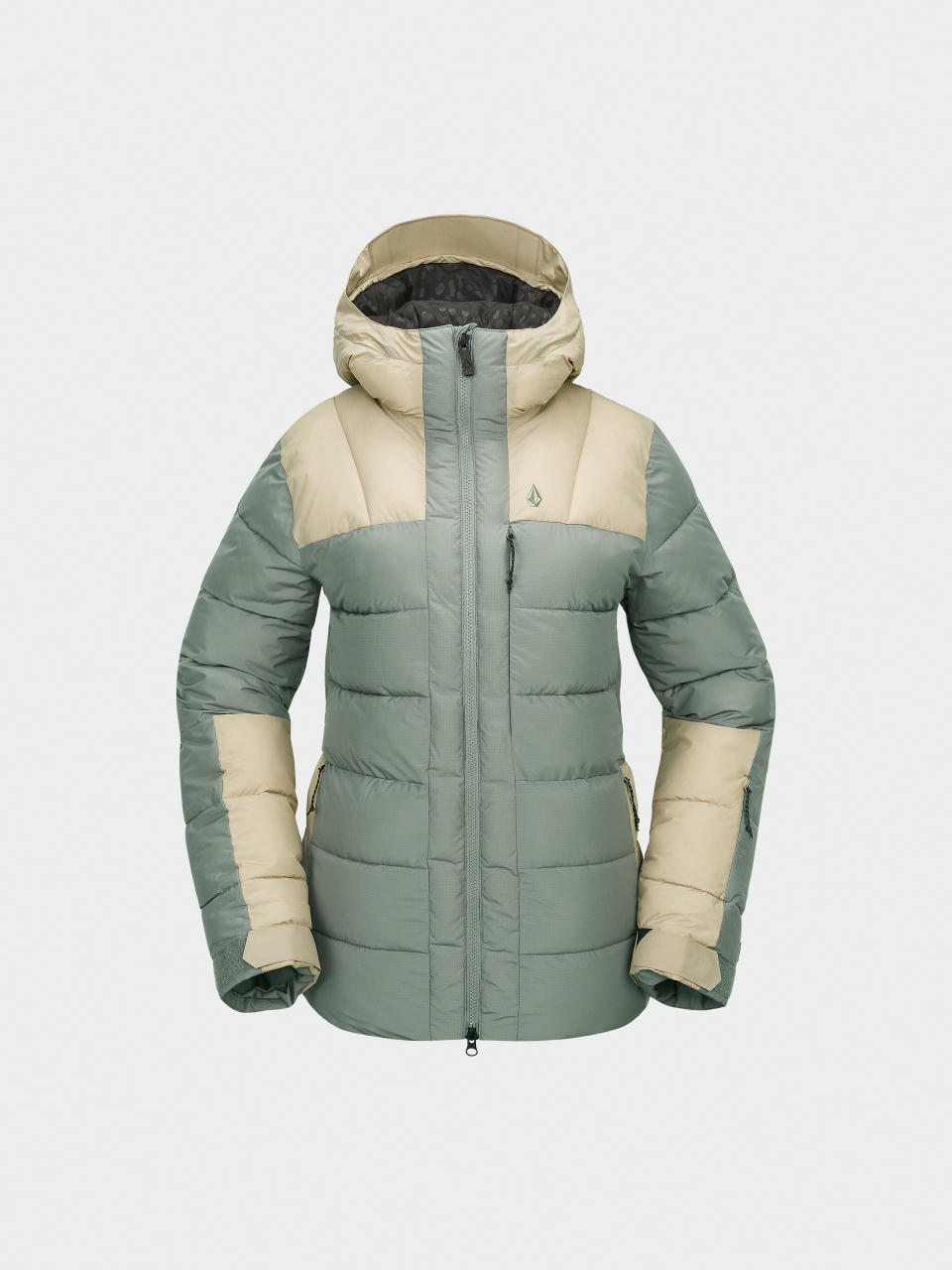 Damska Kurtka snowboardowa Volcom Puffleup (lichen green)