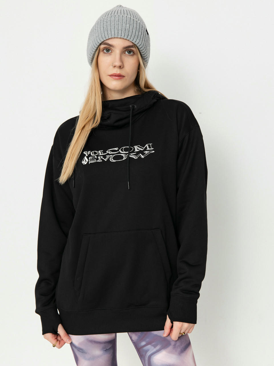 Damska Bluza aktywna Volcom Riding Hydro HD (black)