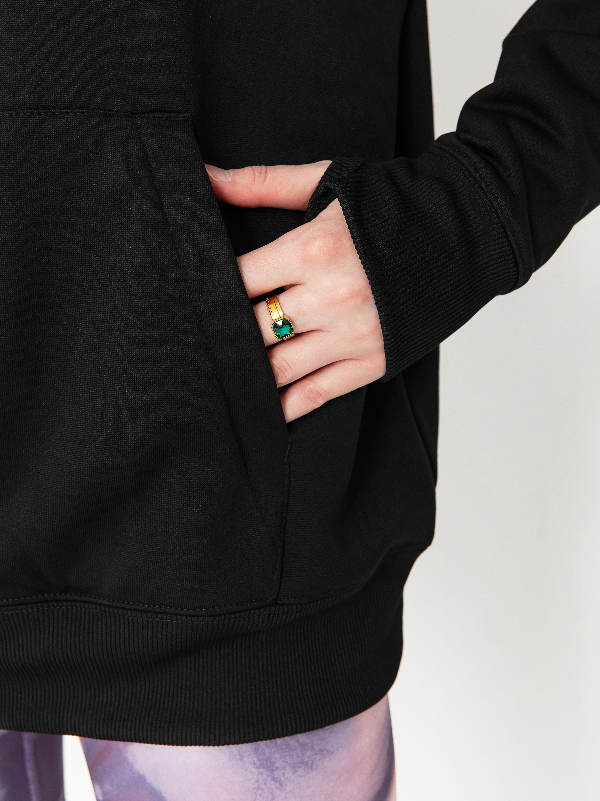 Damska Bluza aktywna Volcom Riding Hydro HD (black)