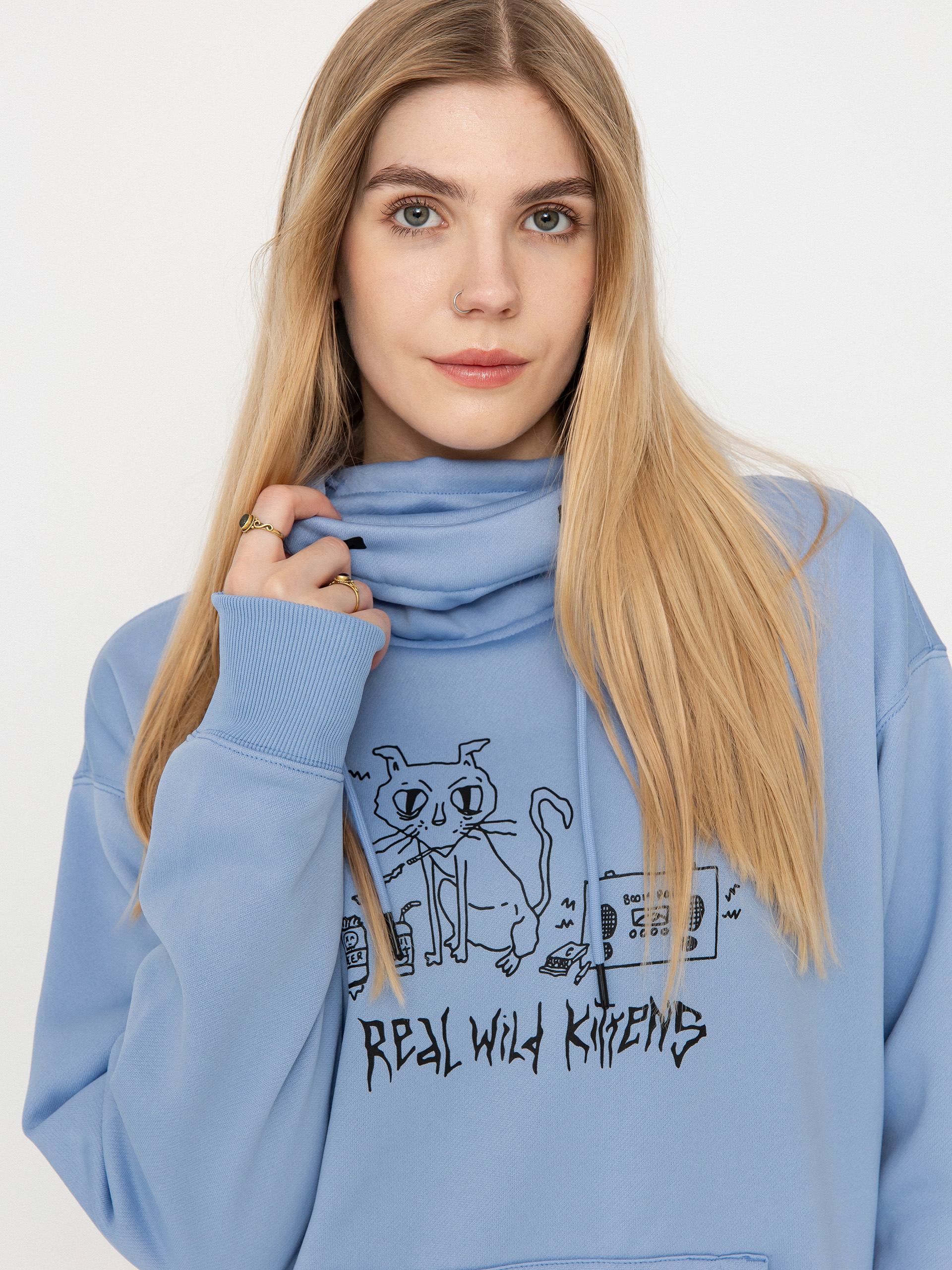 Damska Bluza aktywna Volcom Riding Hydro HD (crystal blue)