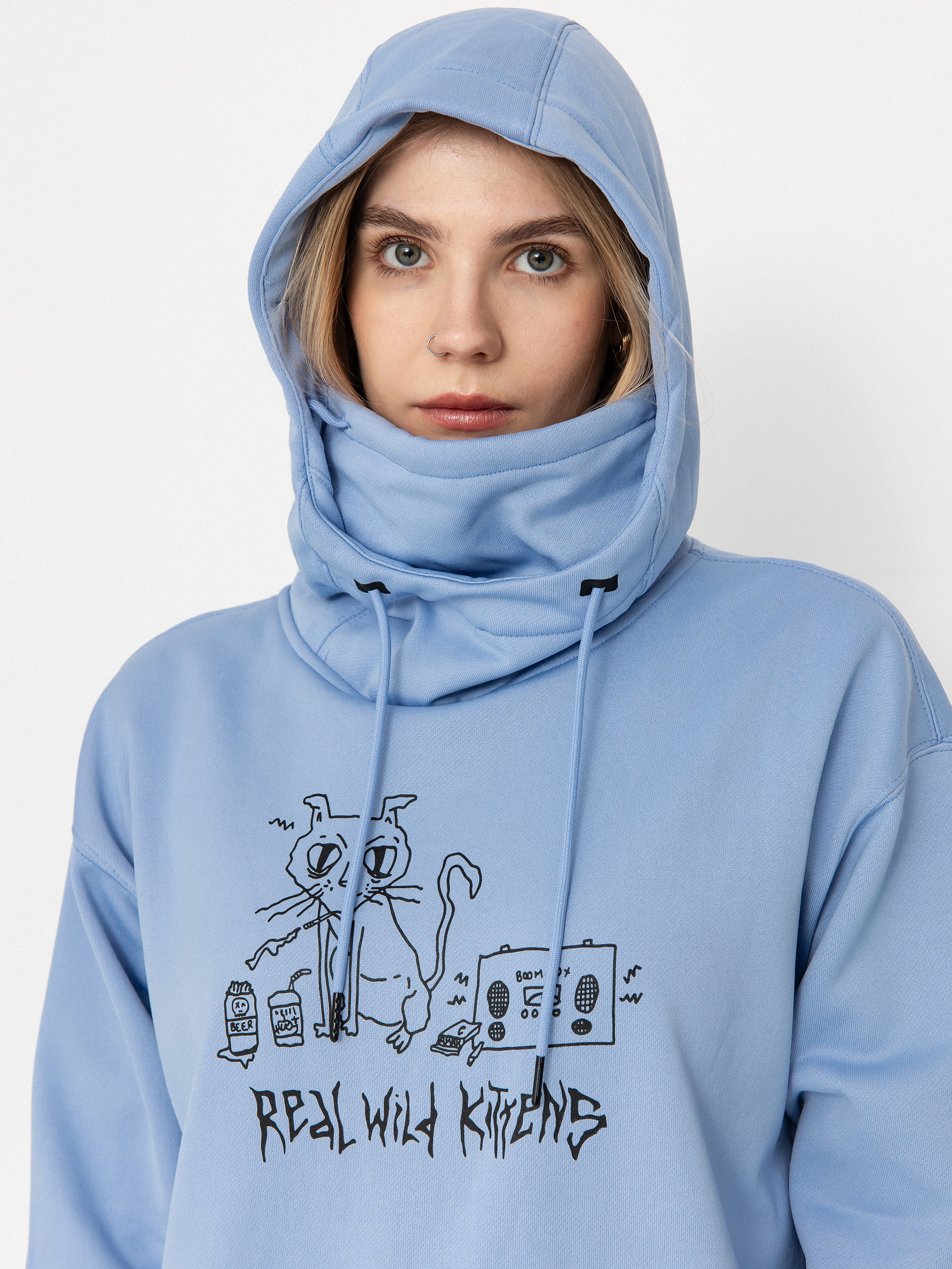 Damska Bluza aktywna Volcom Riding Hydro HD (crystal blue)