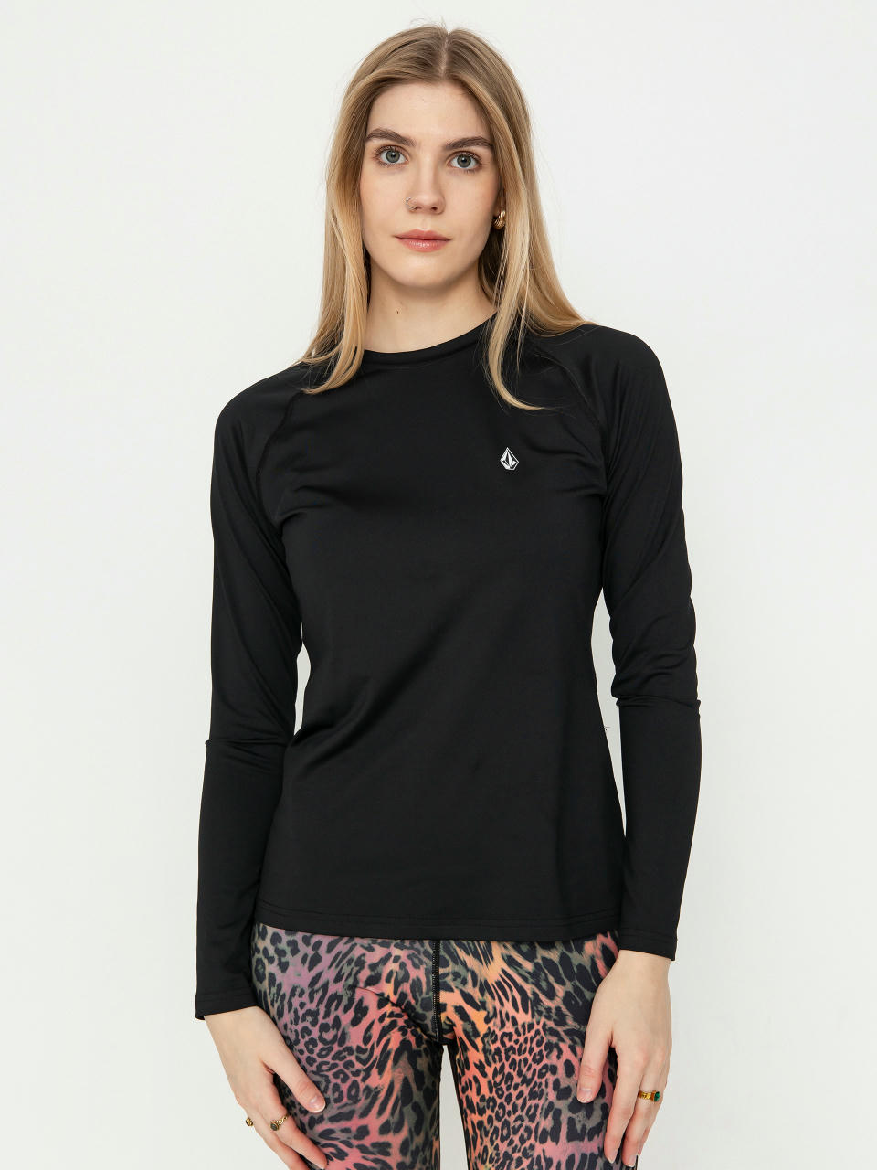 Damski Longsleeve Volcom V Science Crew (black)