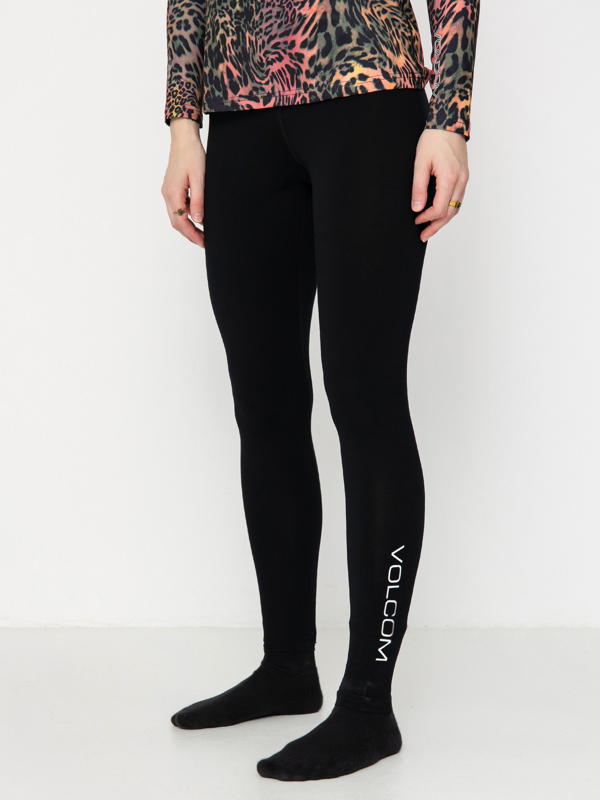 Legginsy aktywne Volcom Merino Blend Wmn (black)