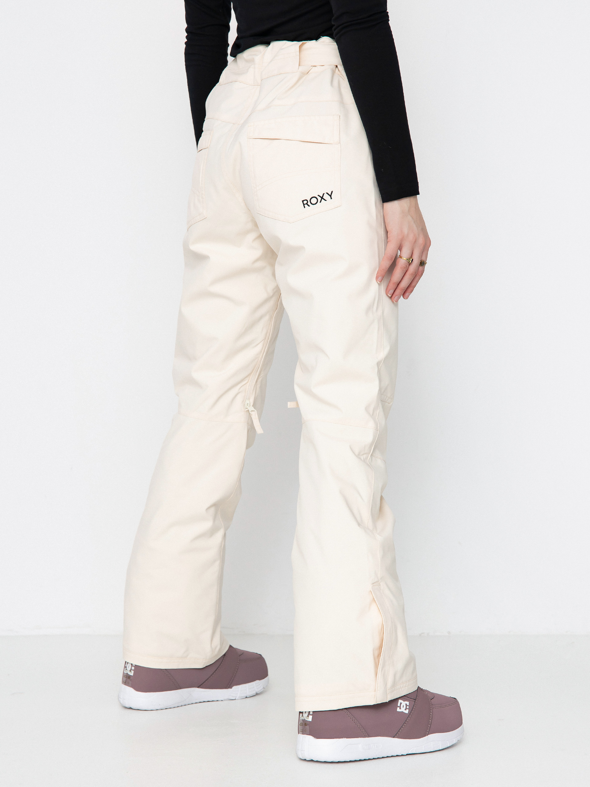 Damskie Spodnie snowboardowe Roxy Backyard (buttercream)