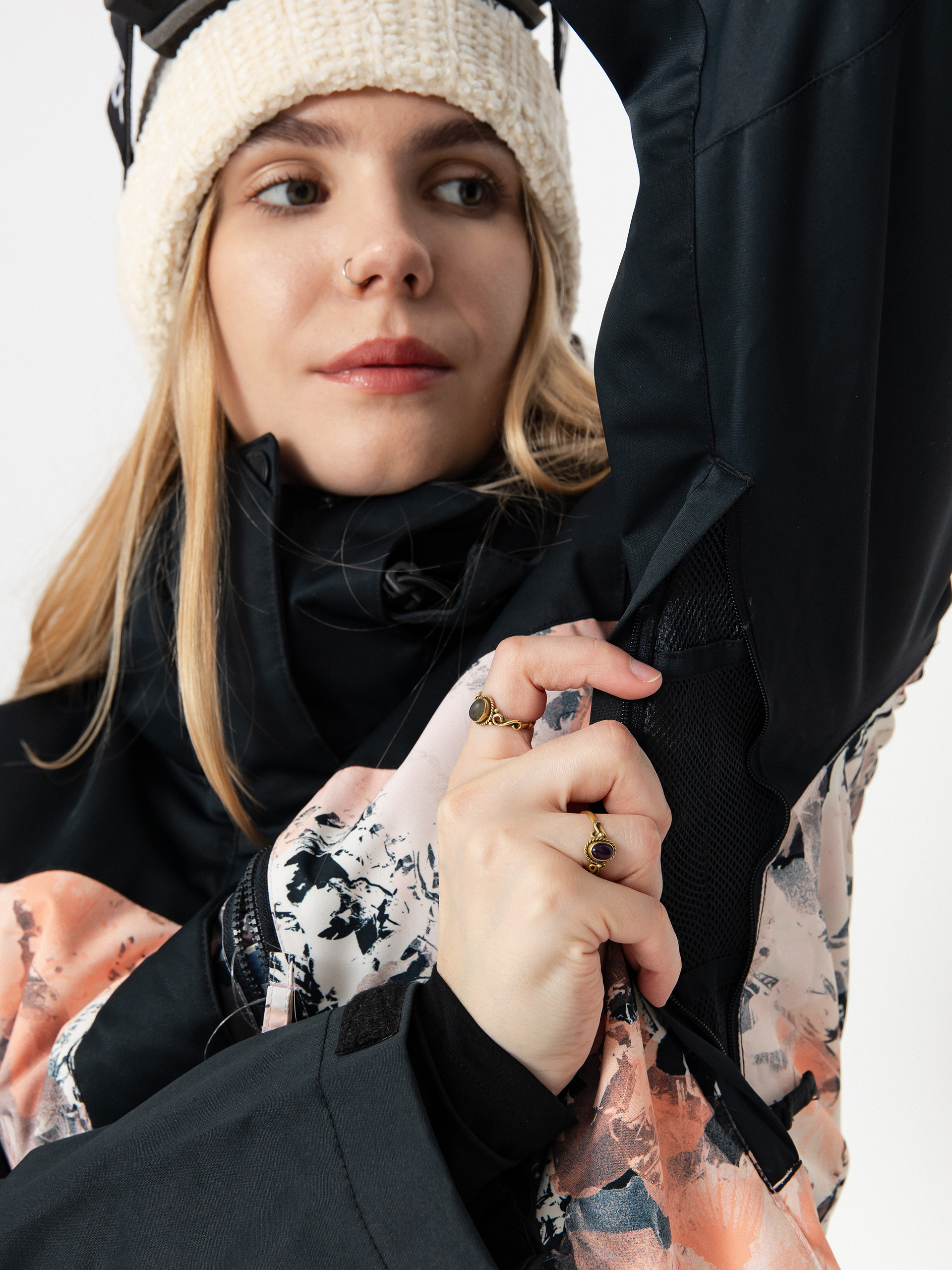 Damska Kurtka snowboardowa Roxy Jetty Block (dreamy picture)